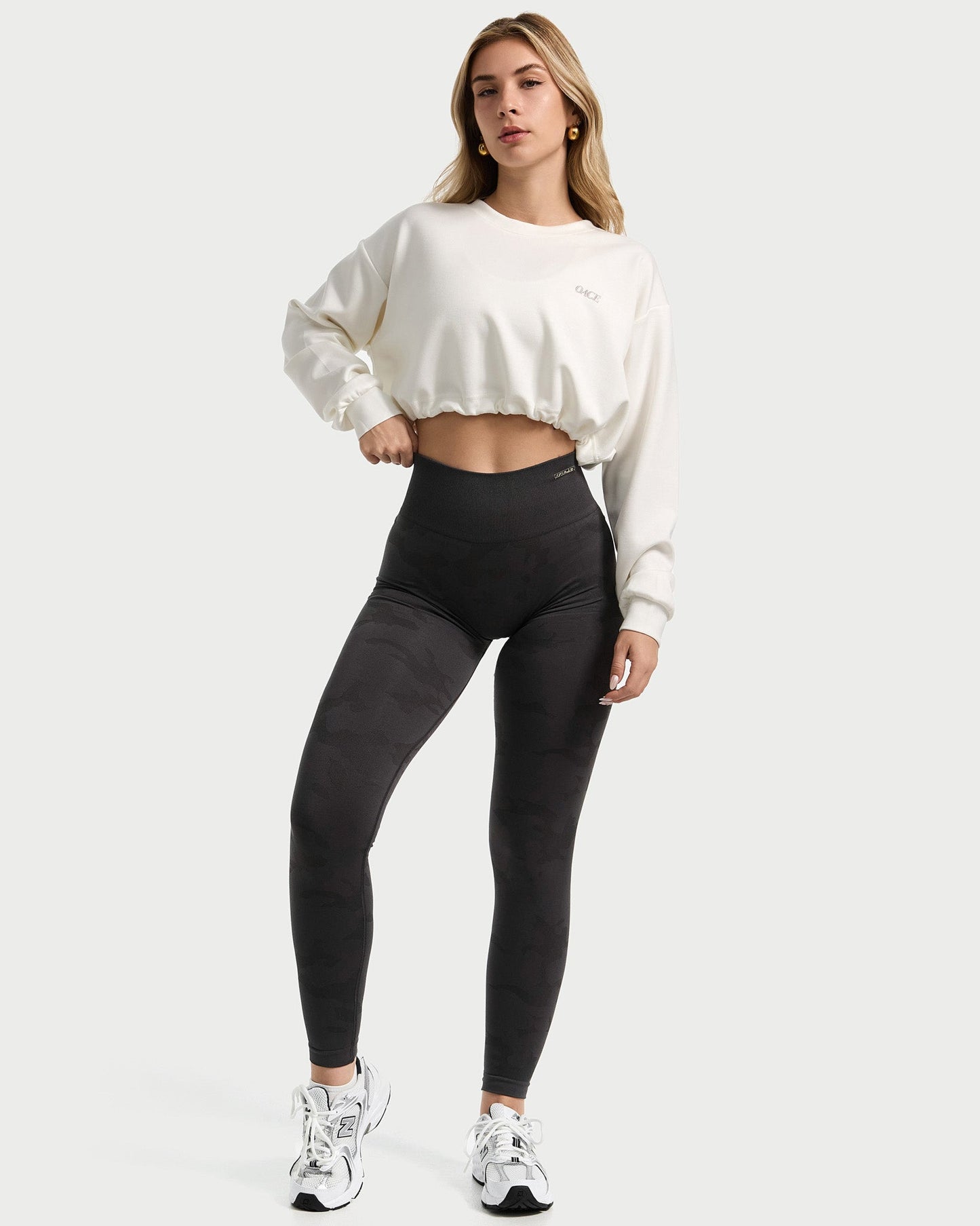 Adjustable Cropped Sweater