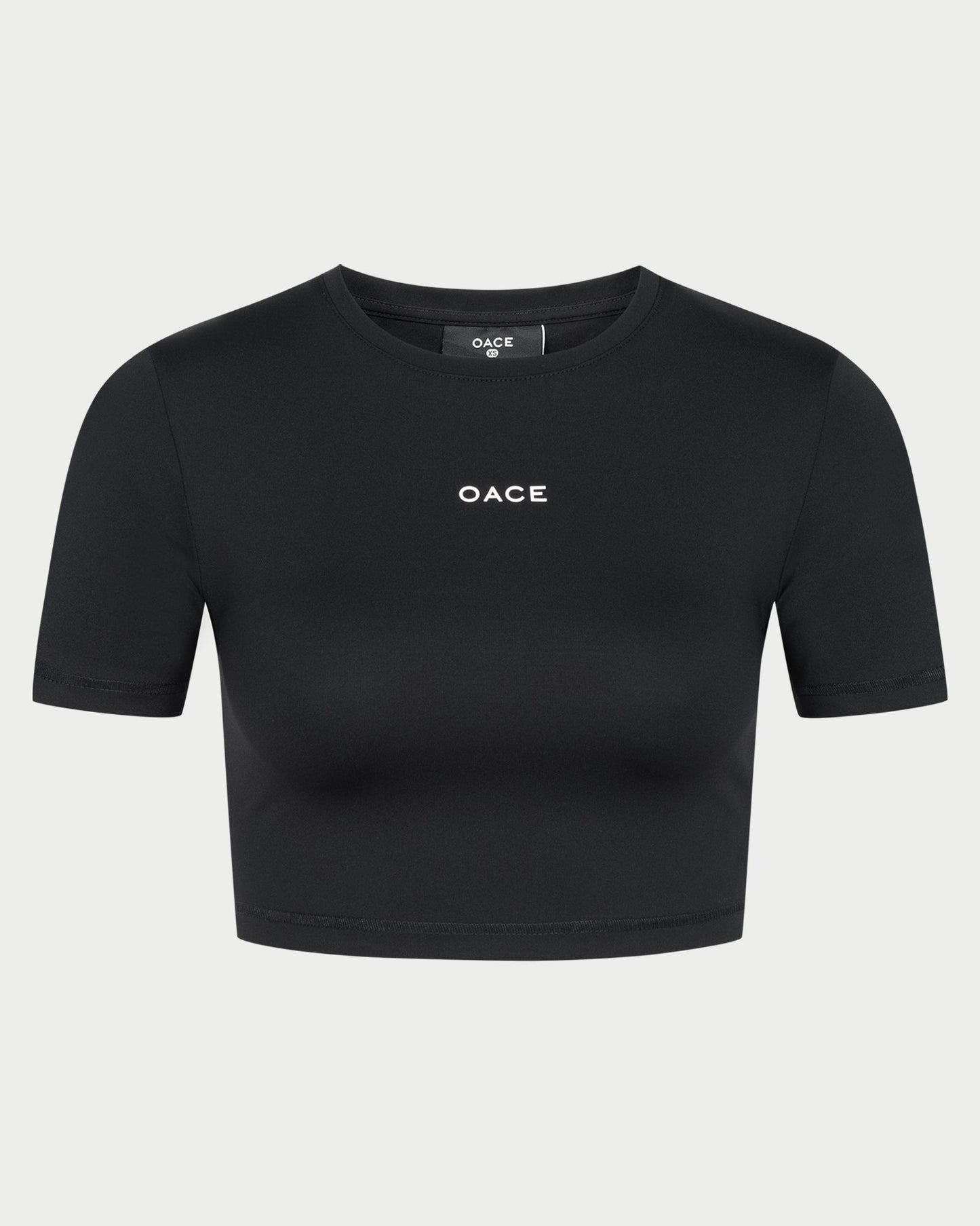 Nylon Cropped T-Shirt (Outlet)