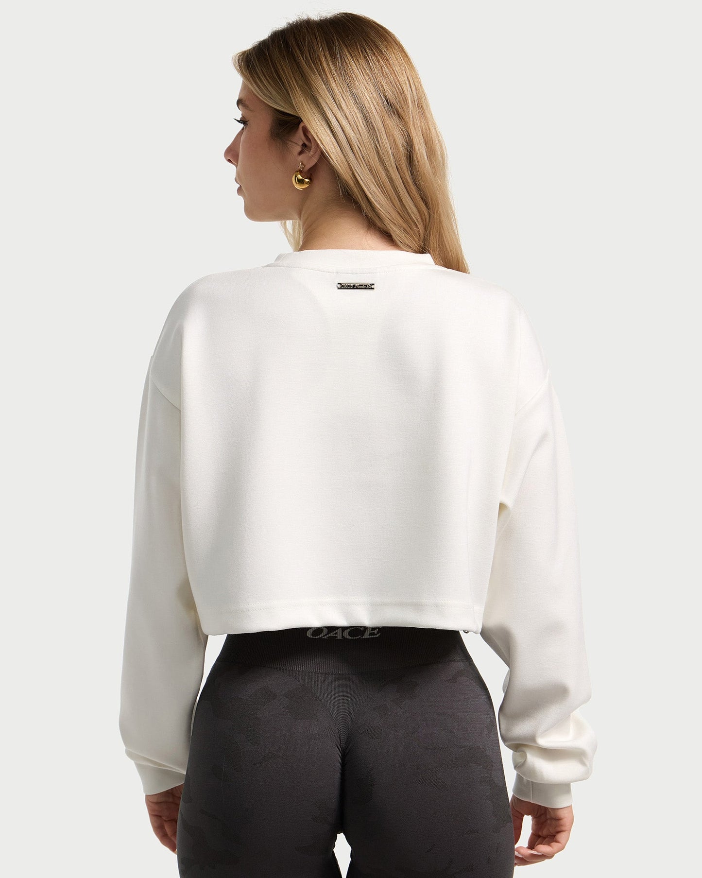 Adjustable Cropped Sweater