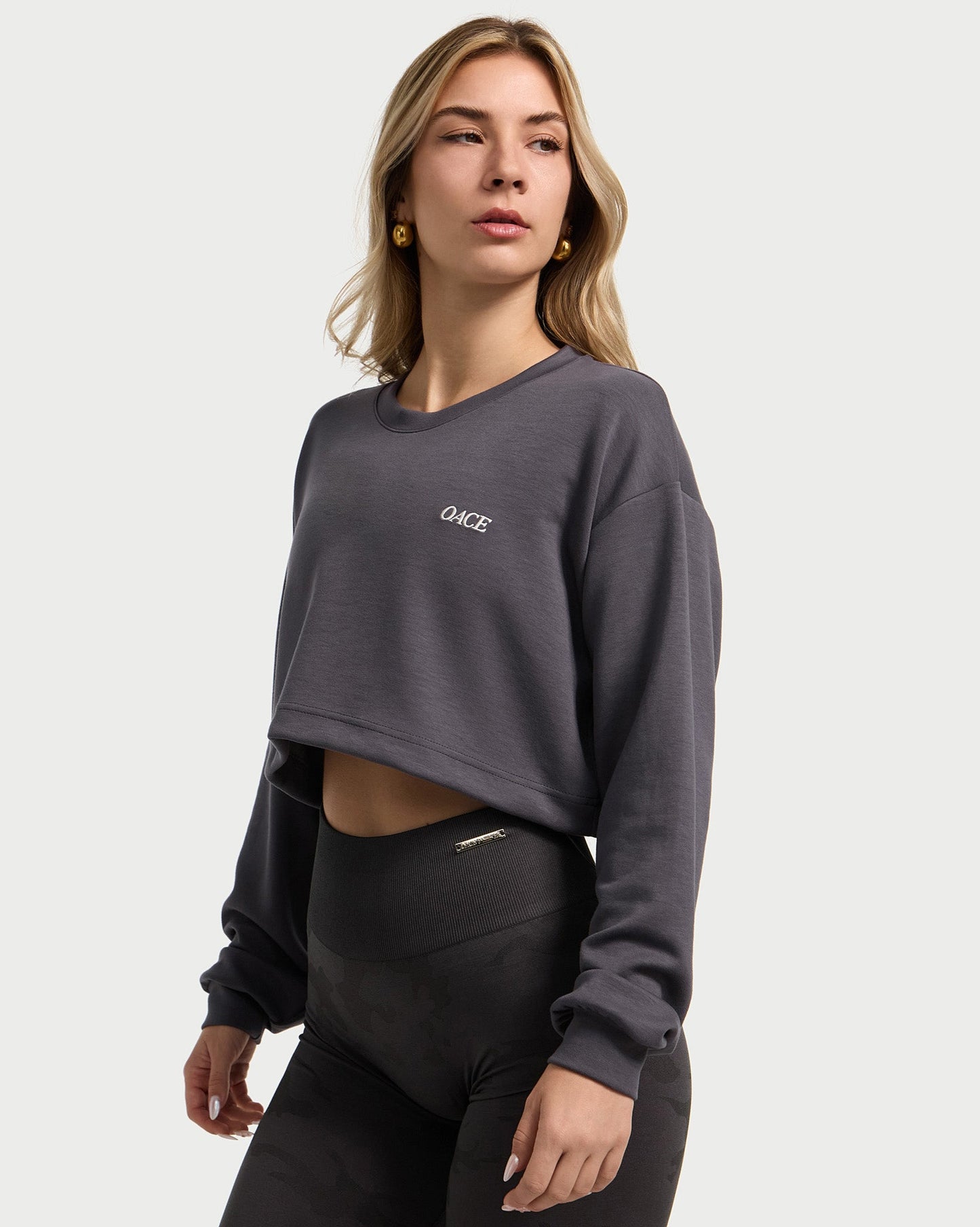 Adjustable Cropped Sweater