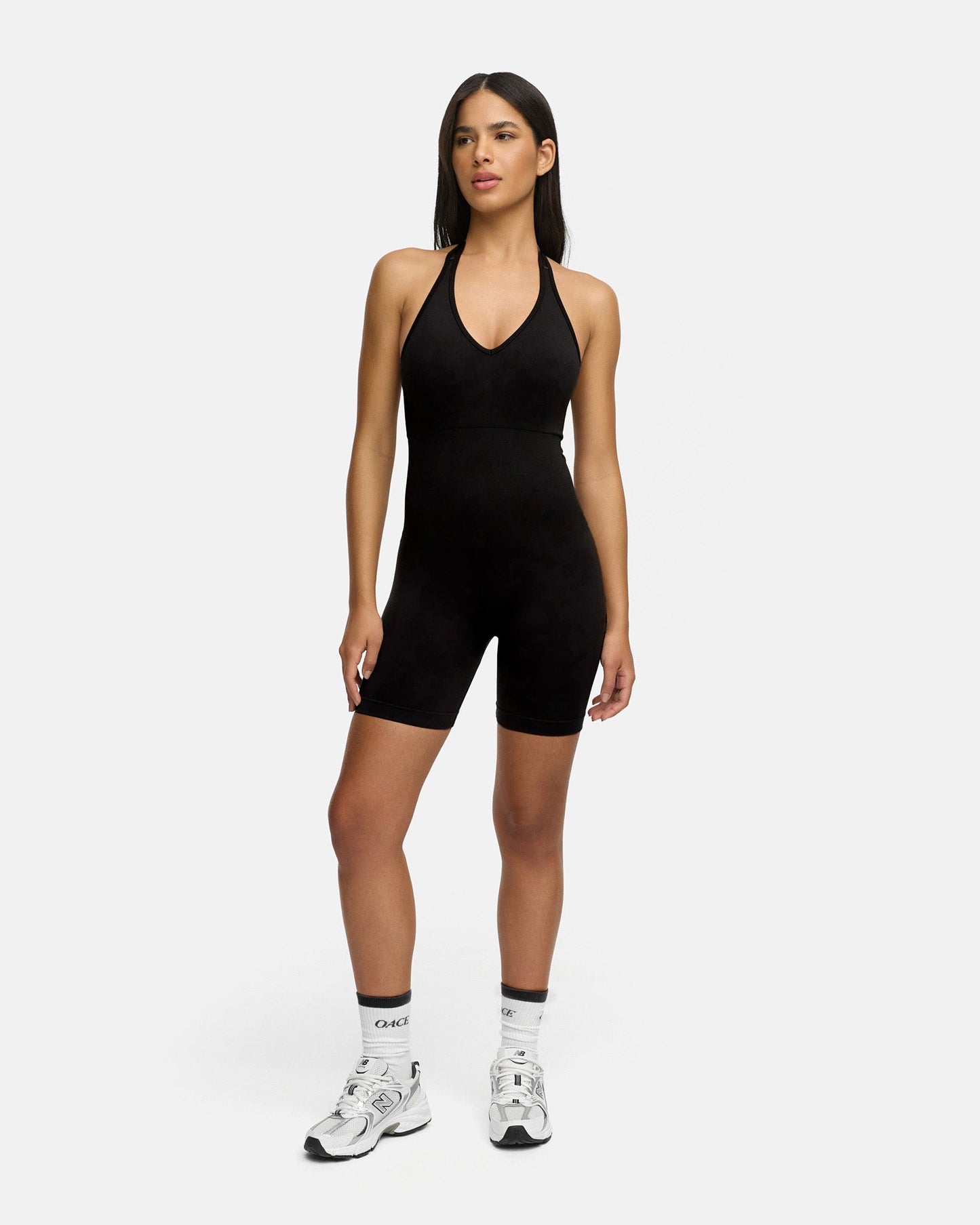 Toned Neckholder Onesie (short)
