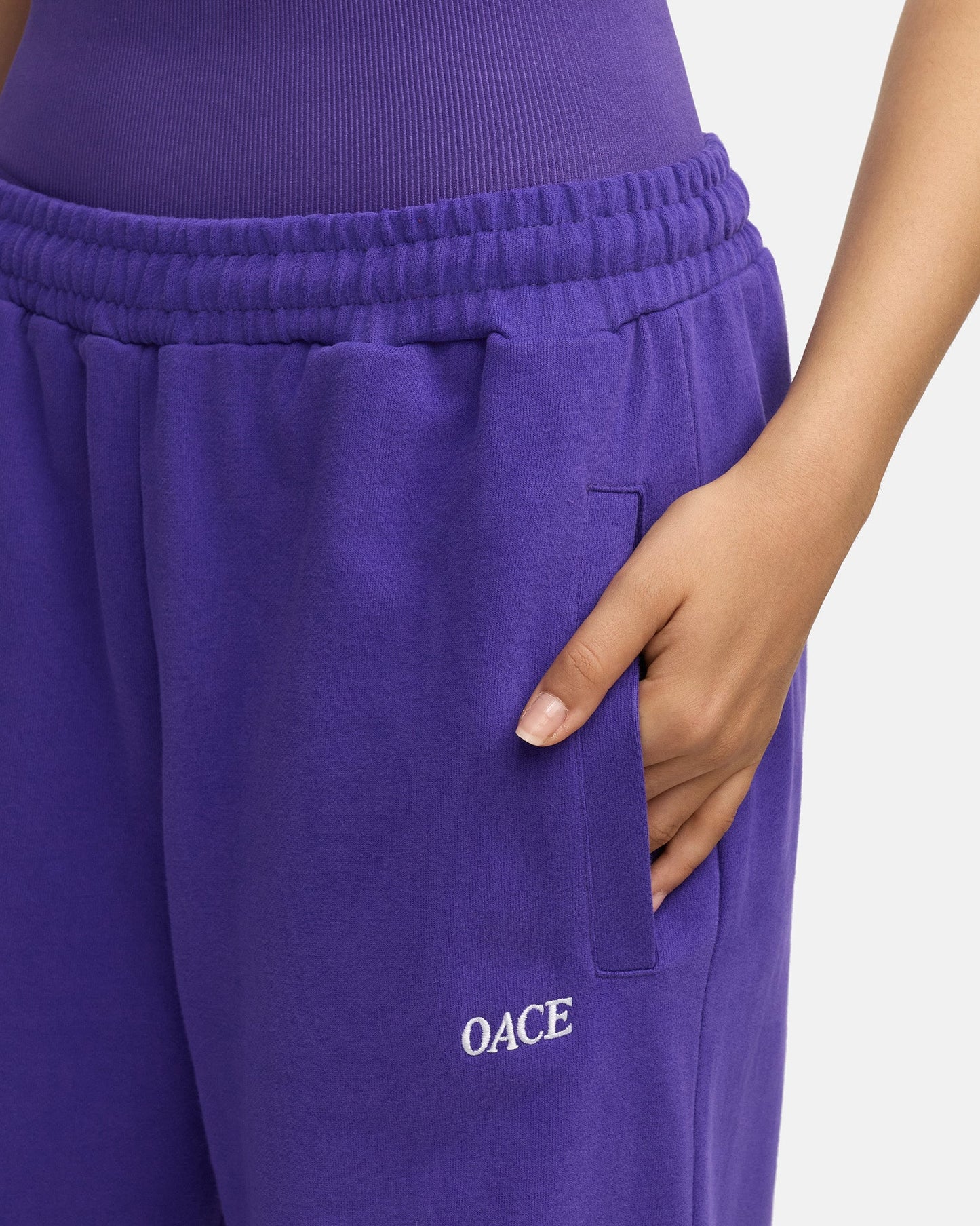 Basic Wide Leg Jogger (Outlet)