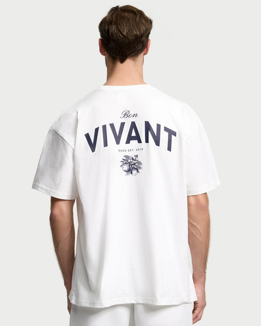 Bon Vivant Oversized T-Shirt - warm white
