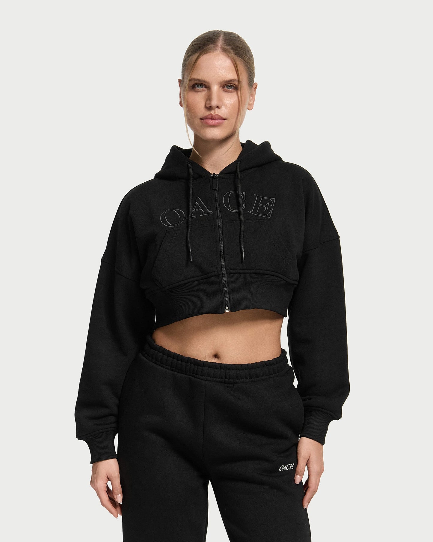 Calm Cropped Zip Jacket