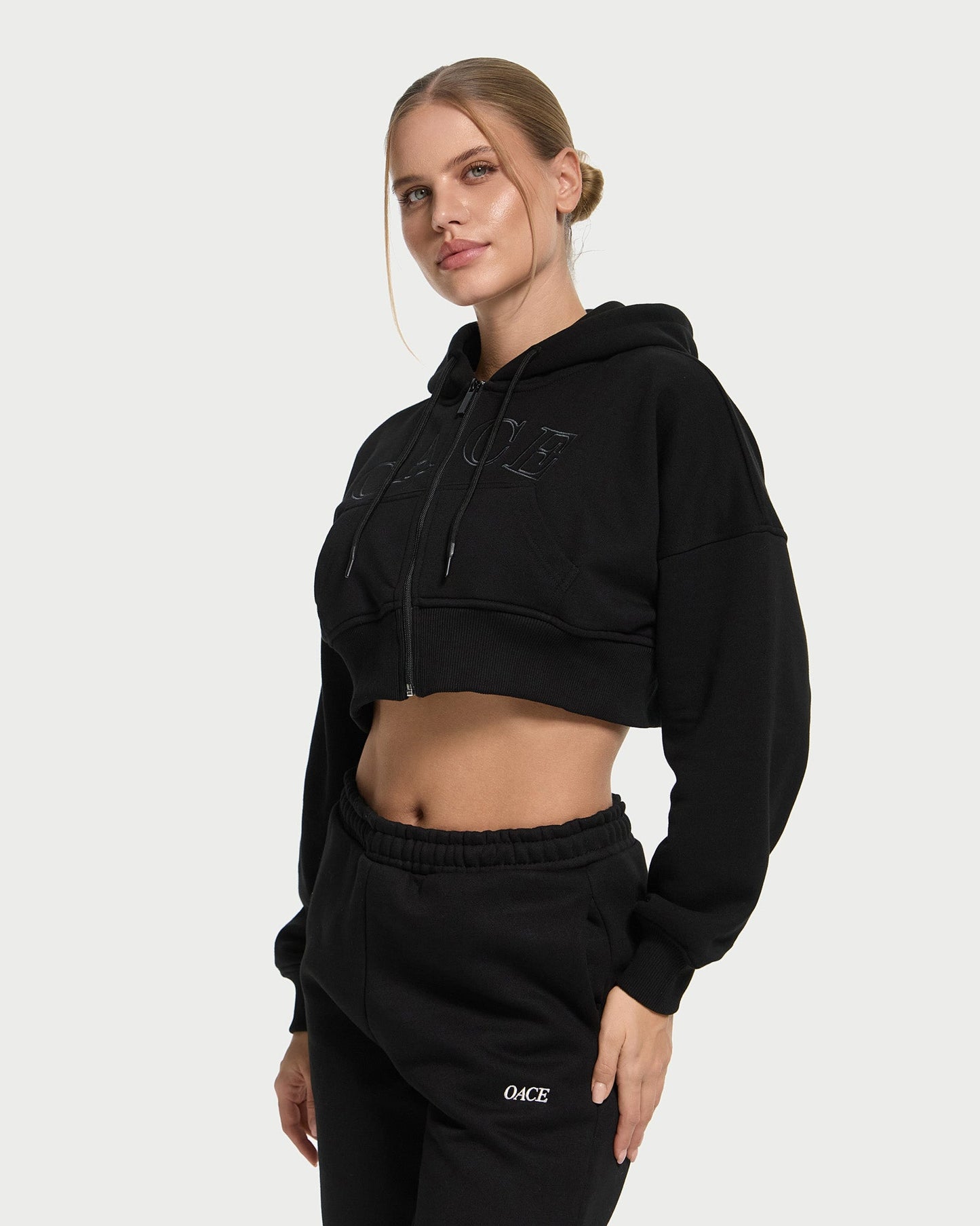 Calm Cropped Zip Jacket