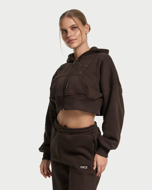 Calm Cropped Zip Jacket