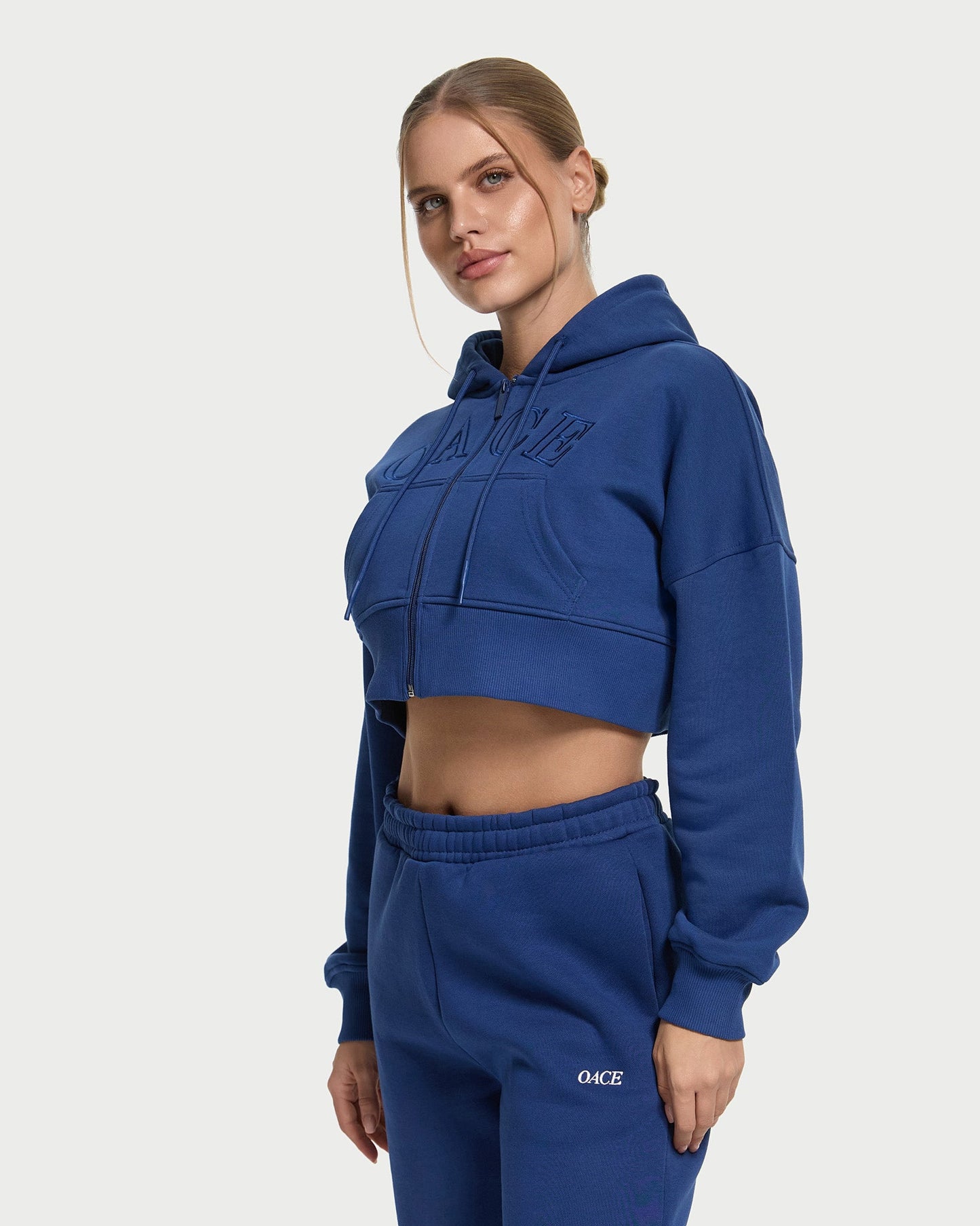 Calm Cropped Zip Jacket