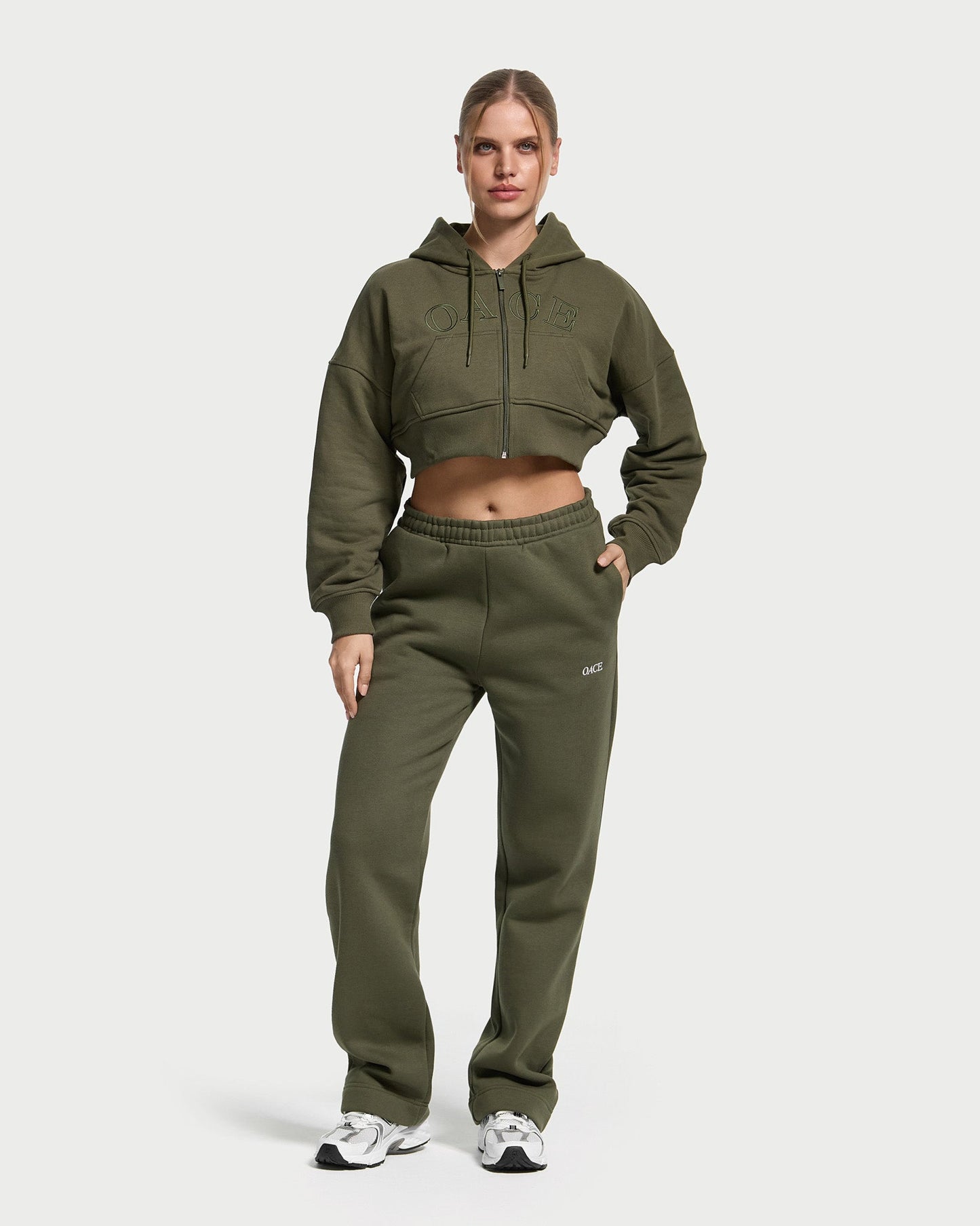 Calm Cropped Zip Jacket