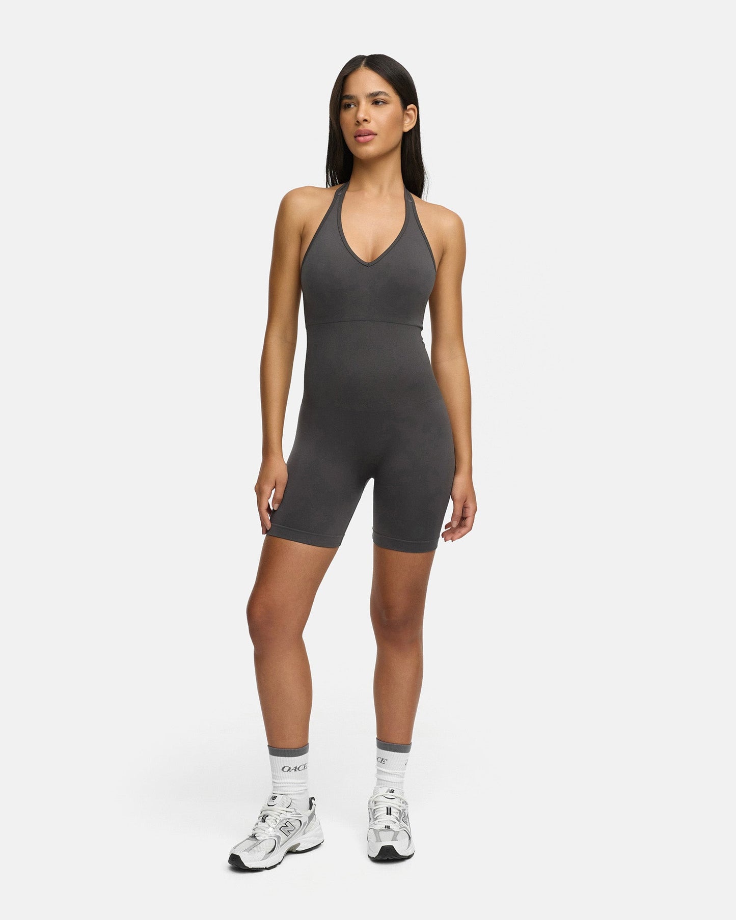 Toned Neckholder Onesie (short)