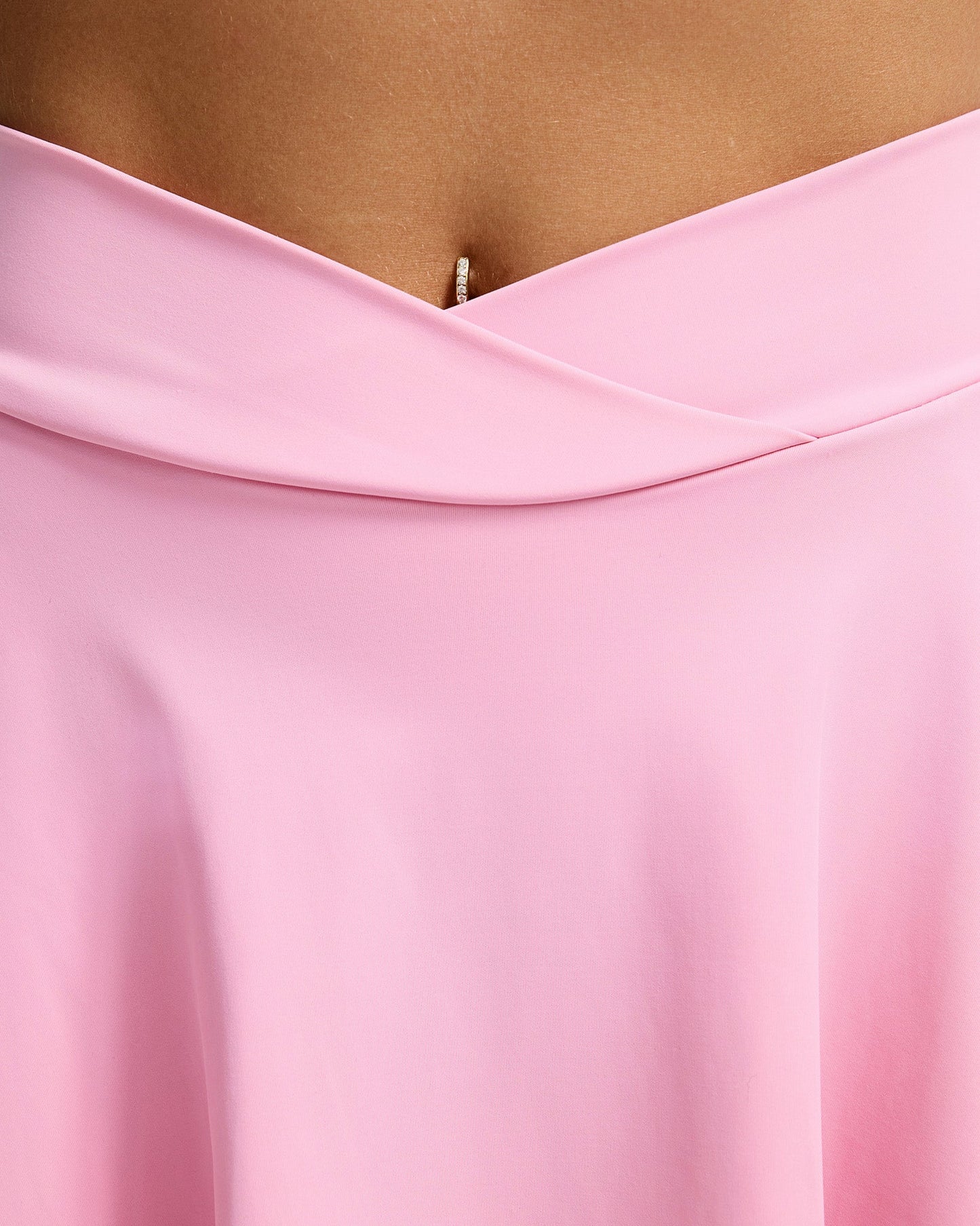 Nylon Crossed Skirt (Outlet)