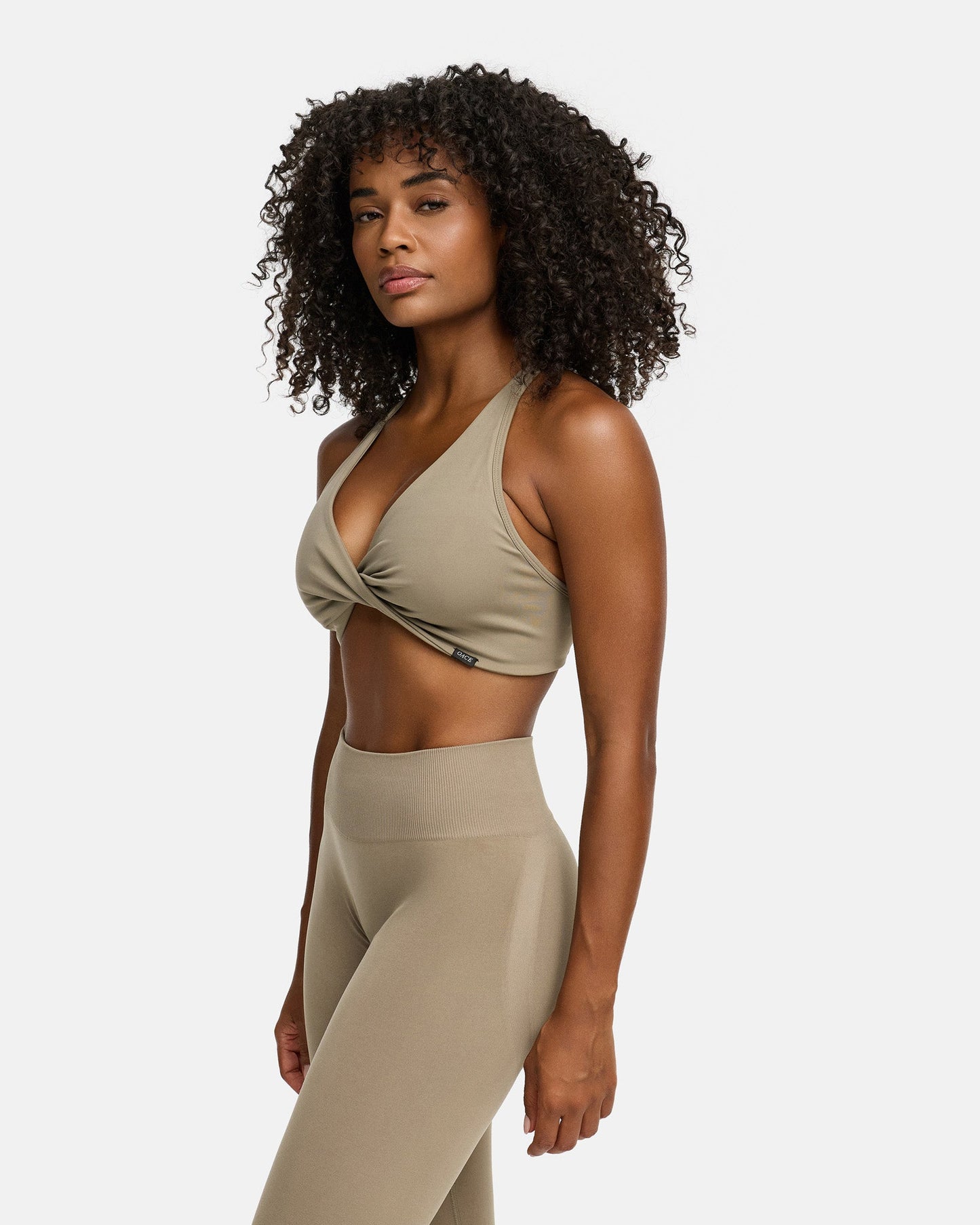 Appearance Twisted Nylon Bra