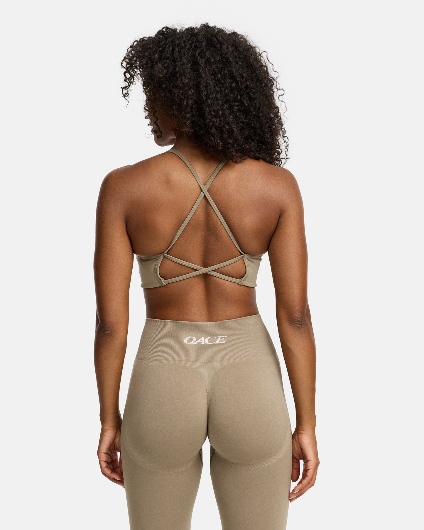 Appearance Twisted Nylon Bra