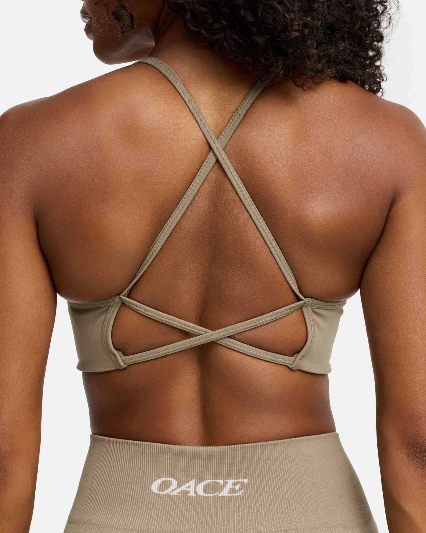 Appearance Twisted Nylon Bra