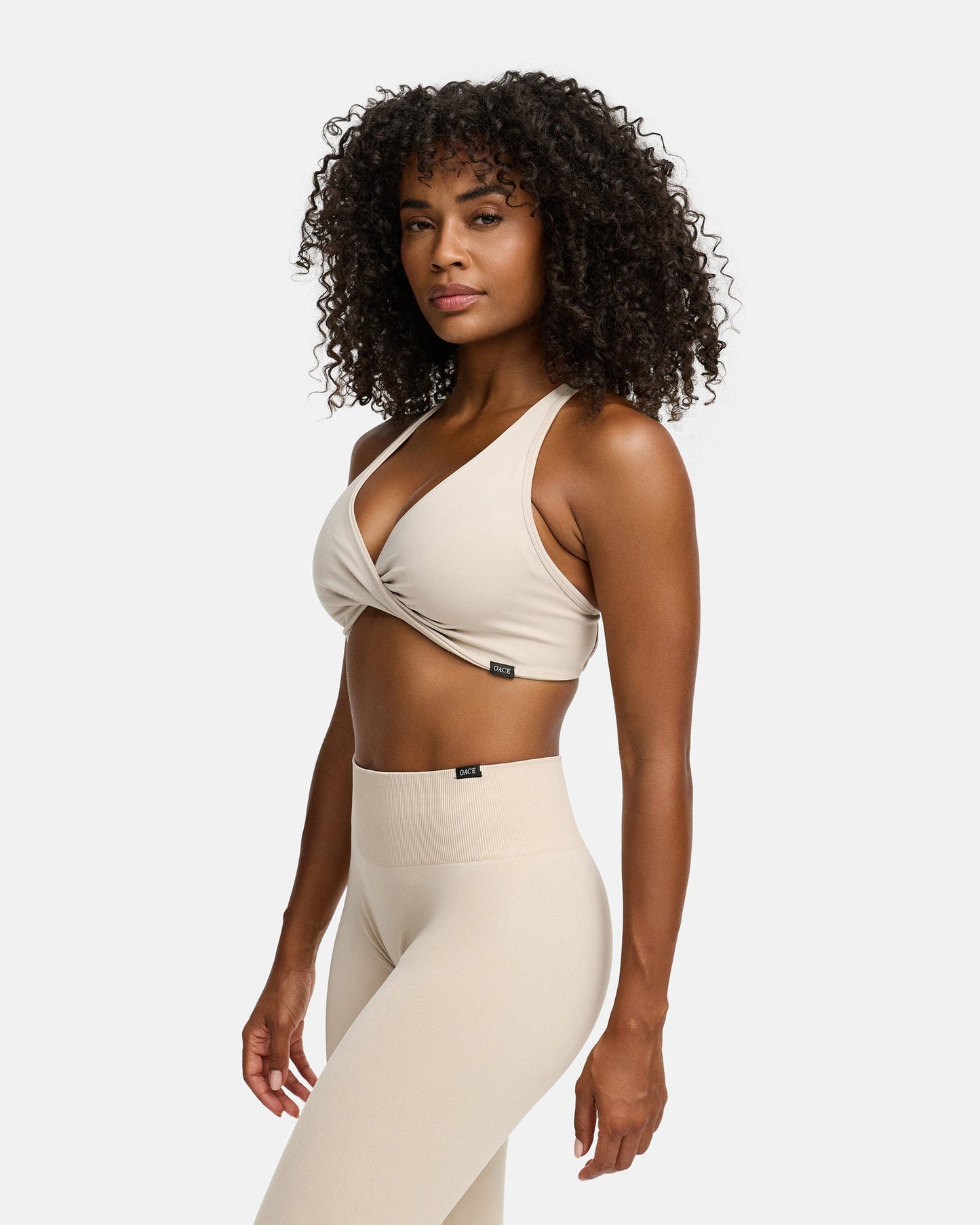 Appearance Twisted Nylon Bra