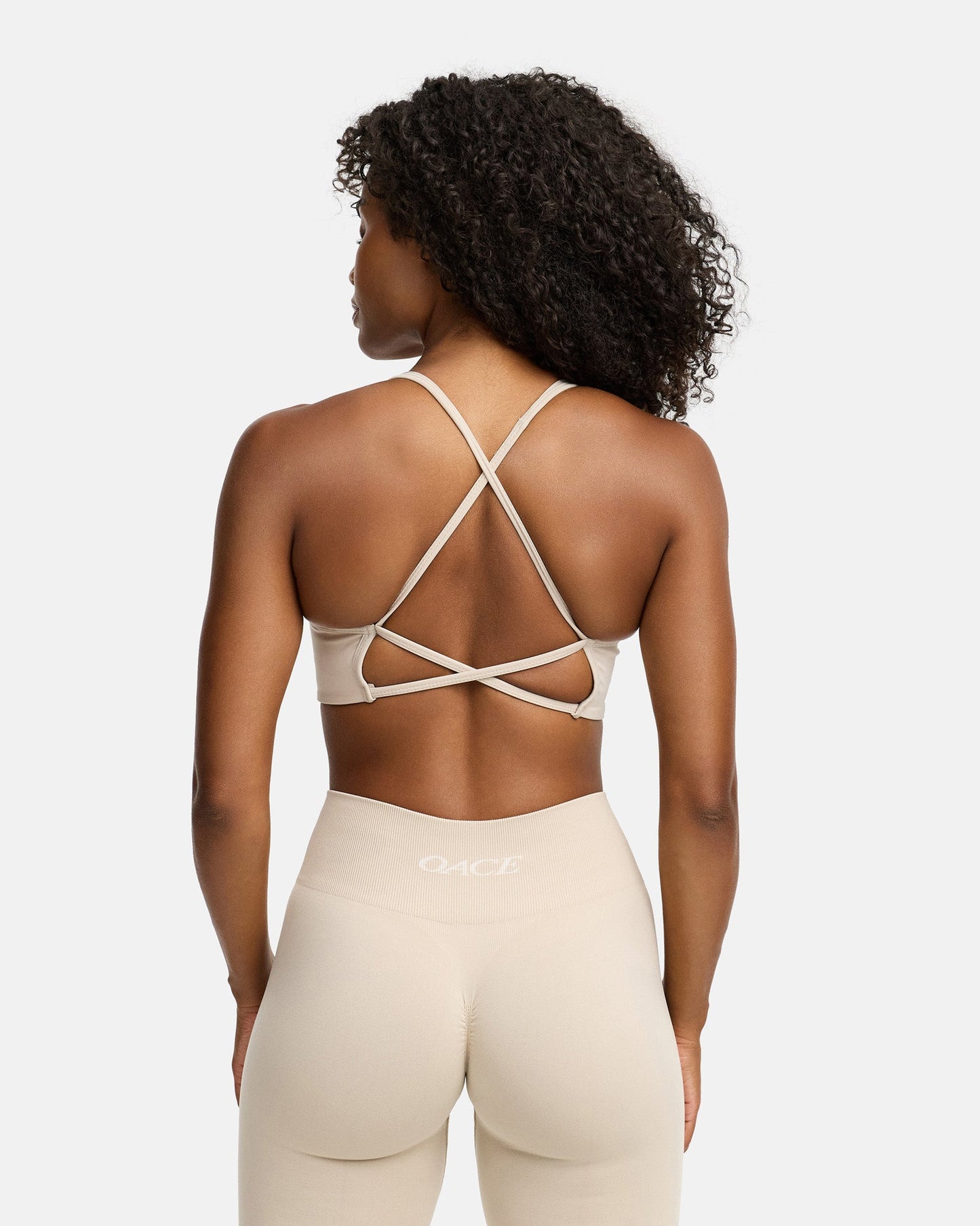 Appearance Twisted Nylon Bra