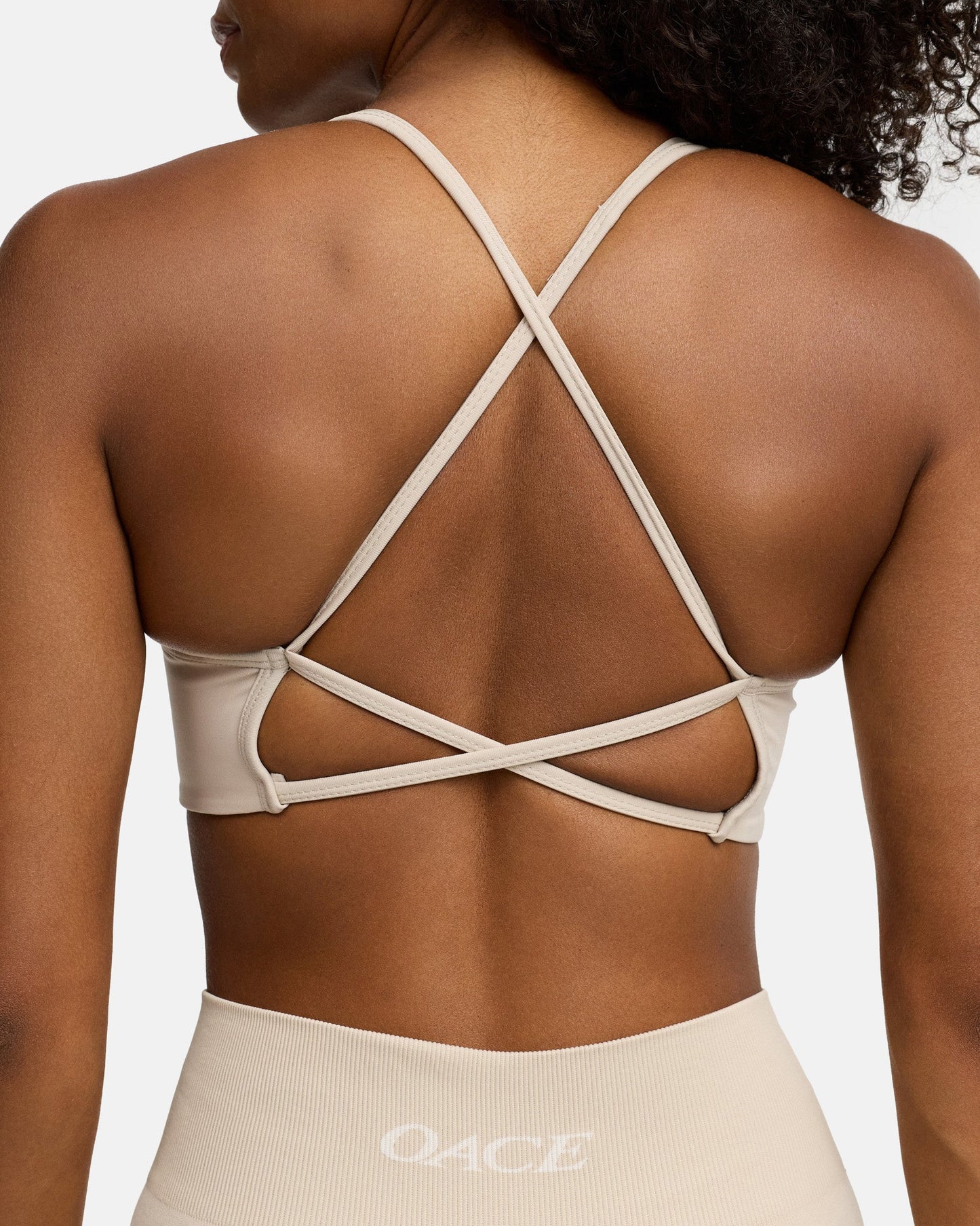 Appearance Twisted Nylon Bra