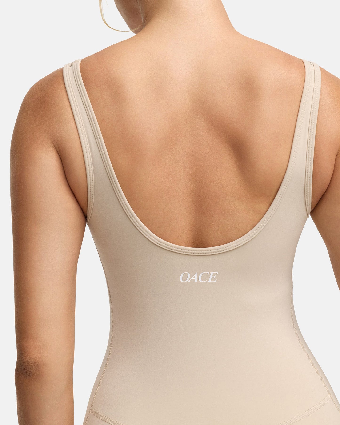 Aura Nylon Flared Jumpsuit (long)