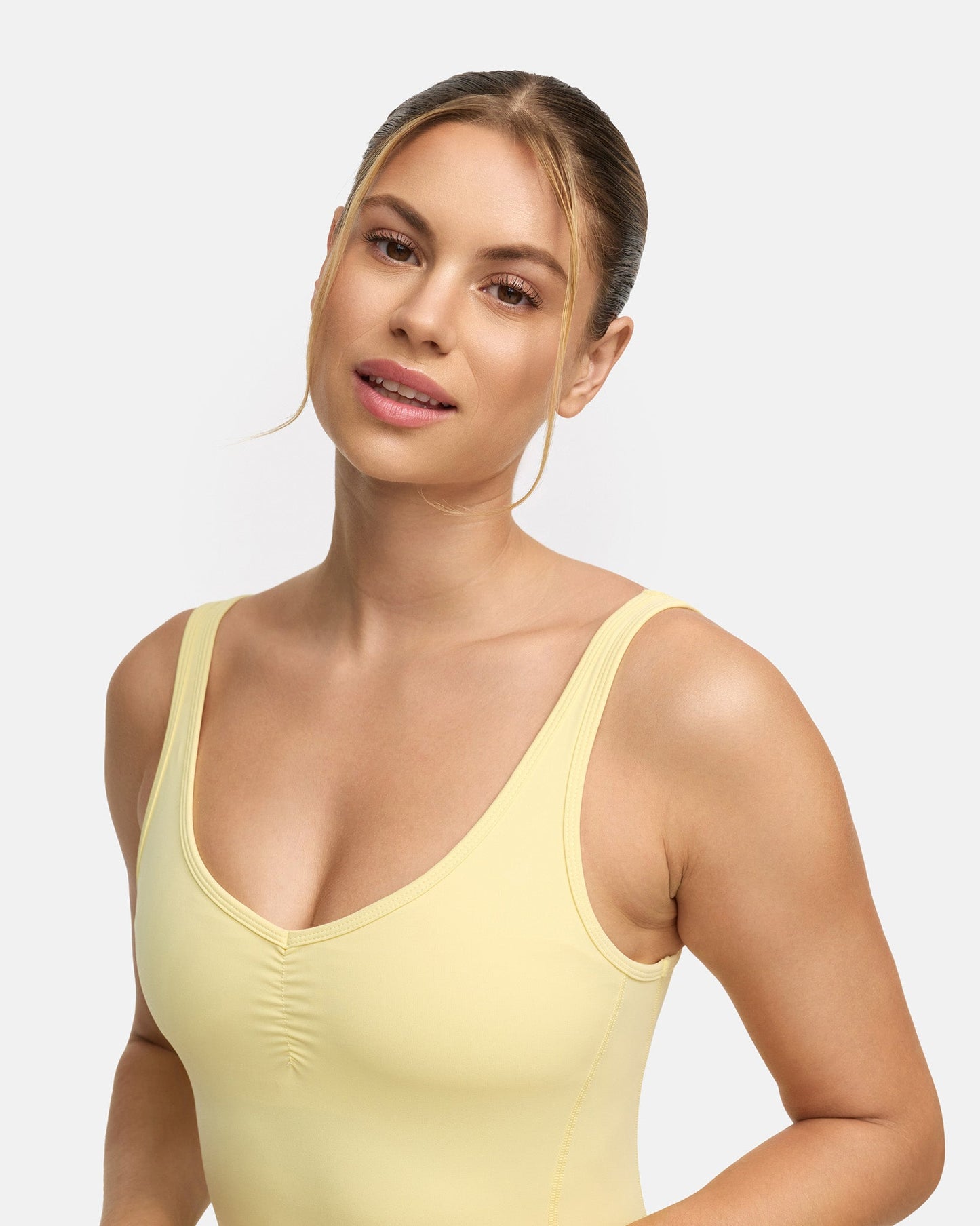 Aura Nylon Flared Jumpsuit (long)