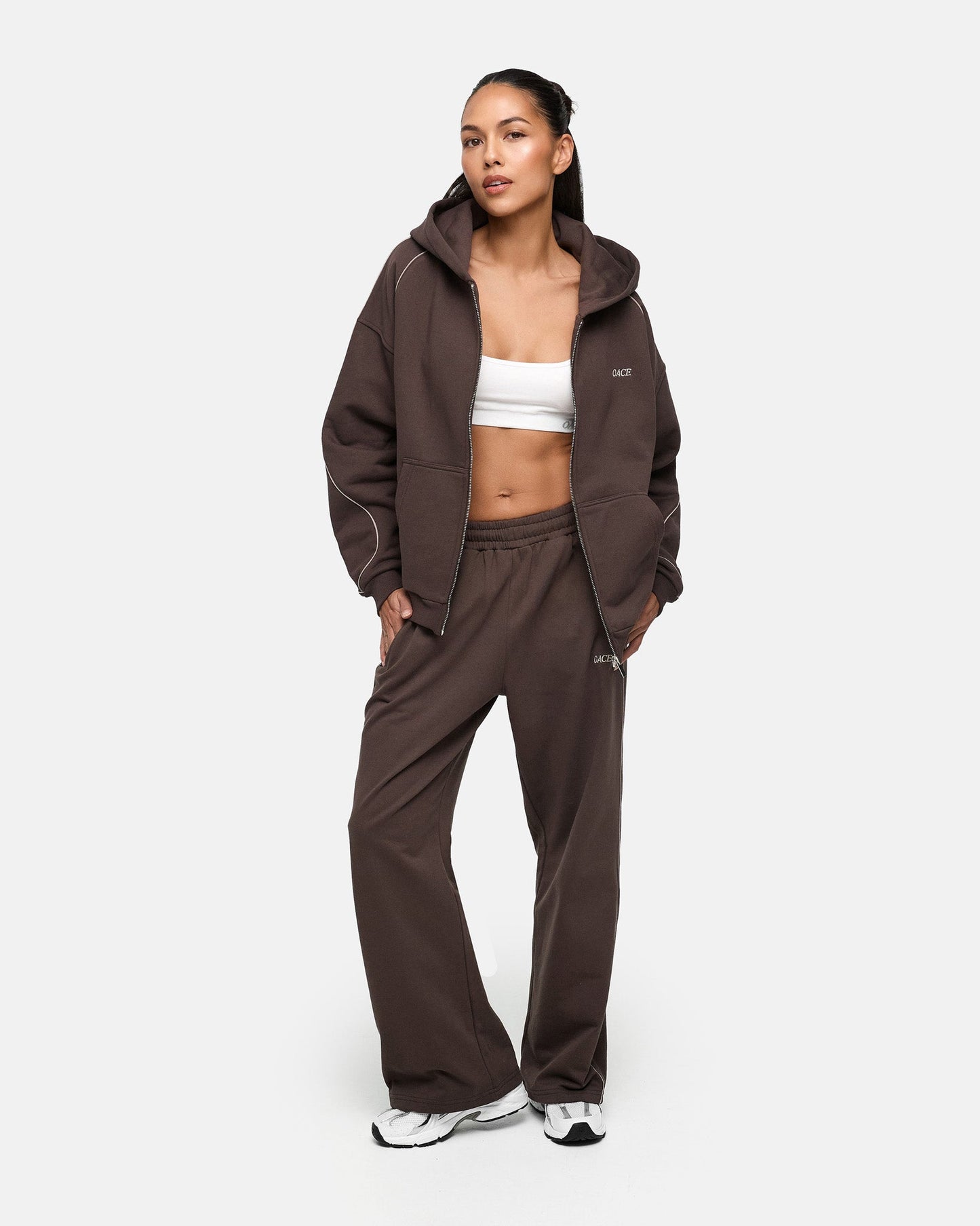 Lined Wide Leg Jogger Women