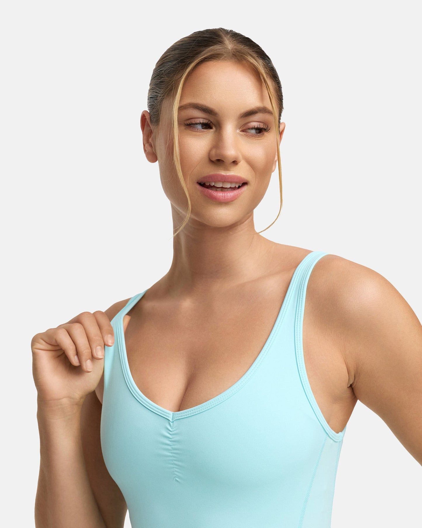 Aura Nylon Flared Jumpsuit (long)