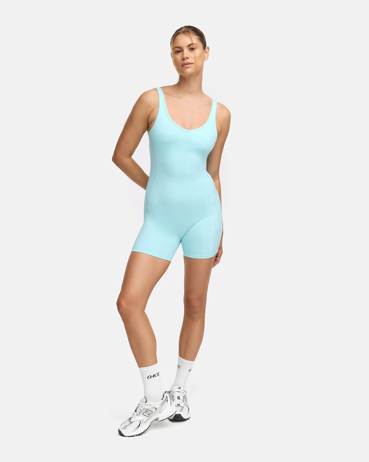 Aura Nylon Jumpsuit (short)