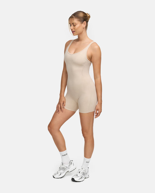 Aura Nylon Jumpsuit (short)