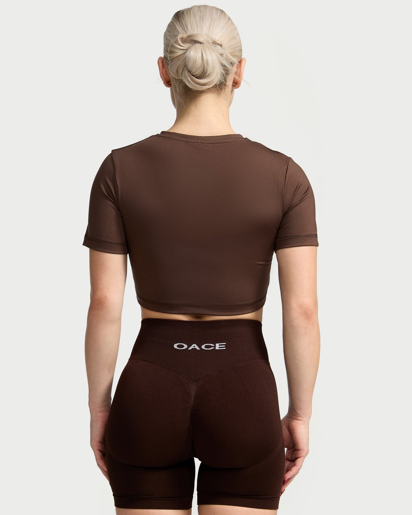 Nylon Cropped T-Shirt (Outlet)