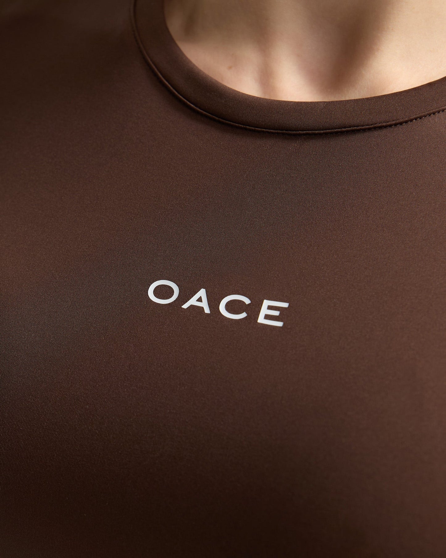 Nylon Cropped T-Shirt (Outlet)