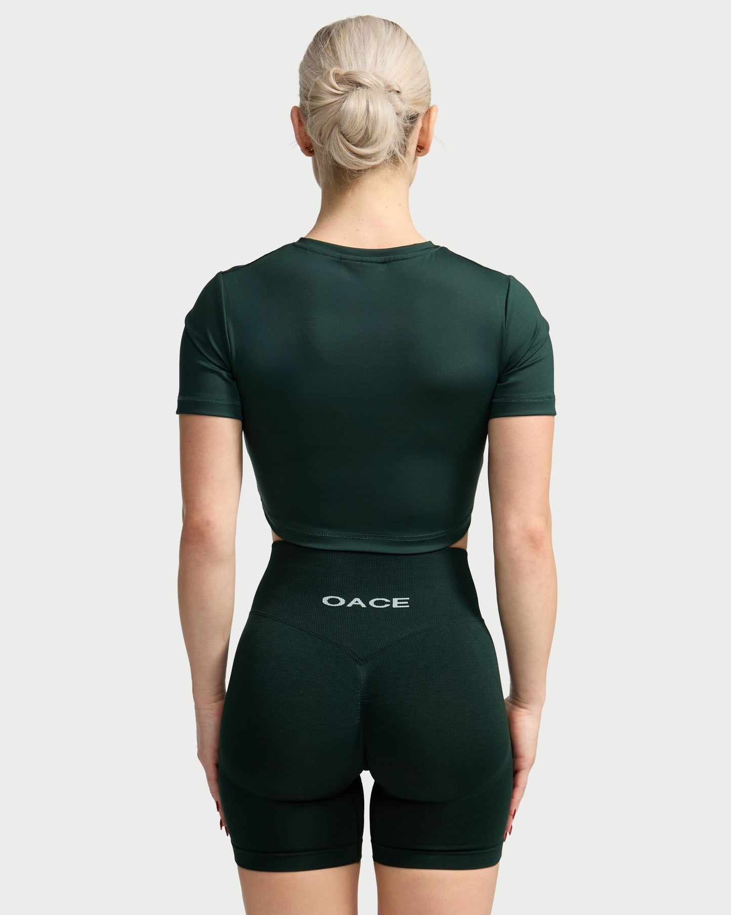 Nylon Cropped T-Shirt (Outlet)