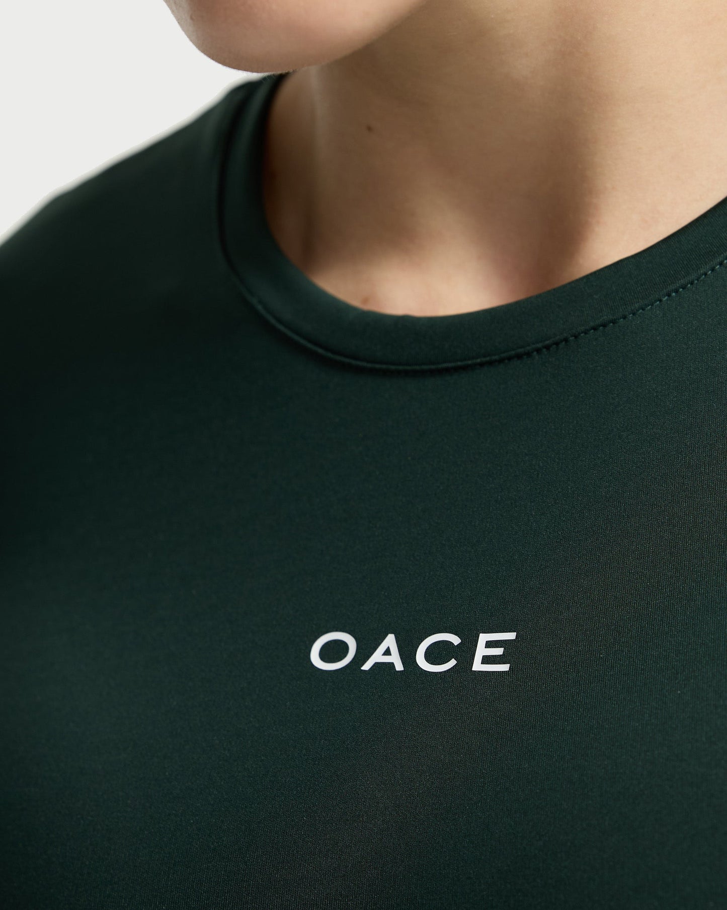 Nylon Cropped T-Shirt (Outlet)