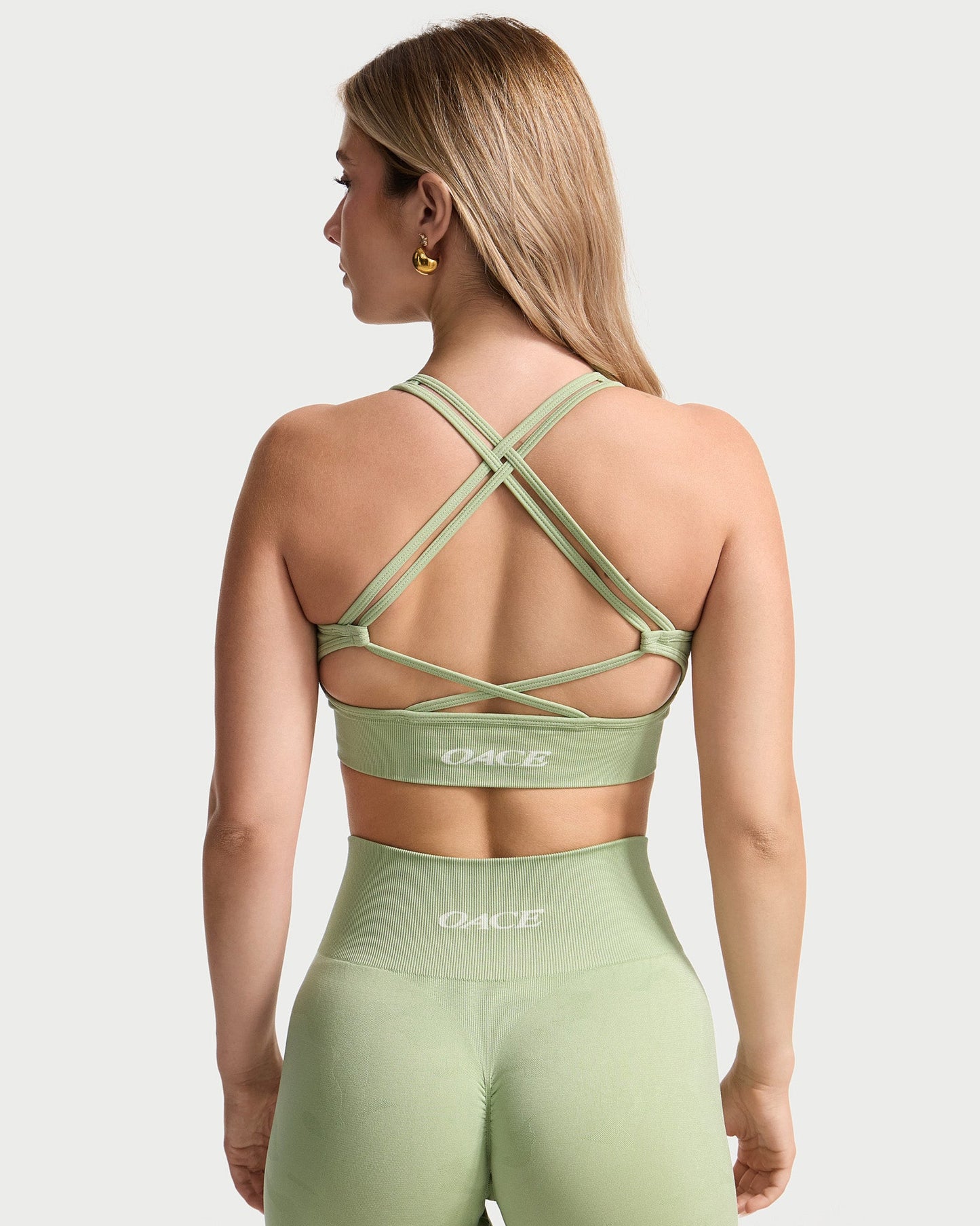 Double Crossed Back Bra