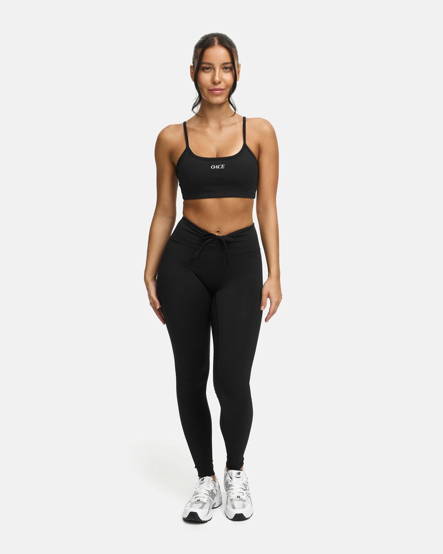 Aura Nylon Laced Leggings