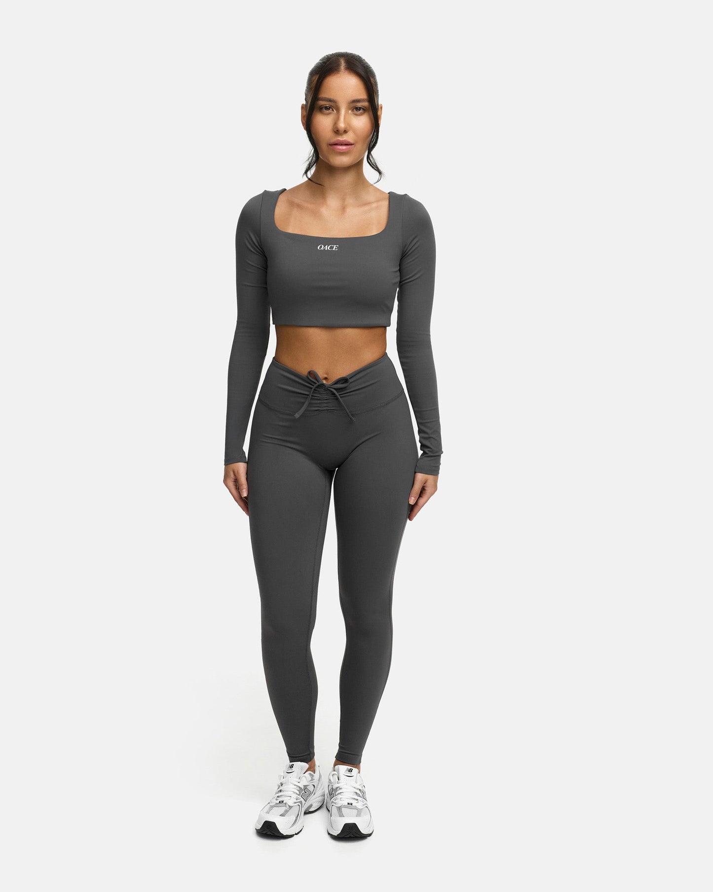 Aura Nylon Laced Leggings