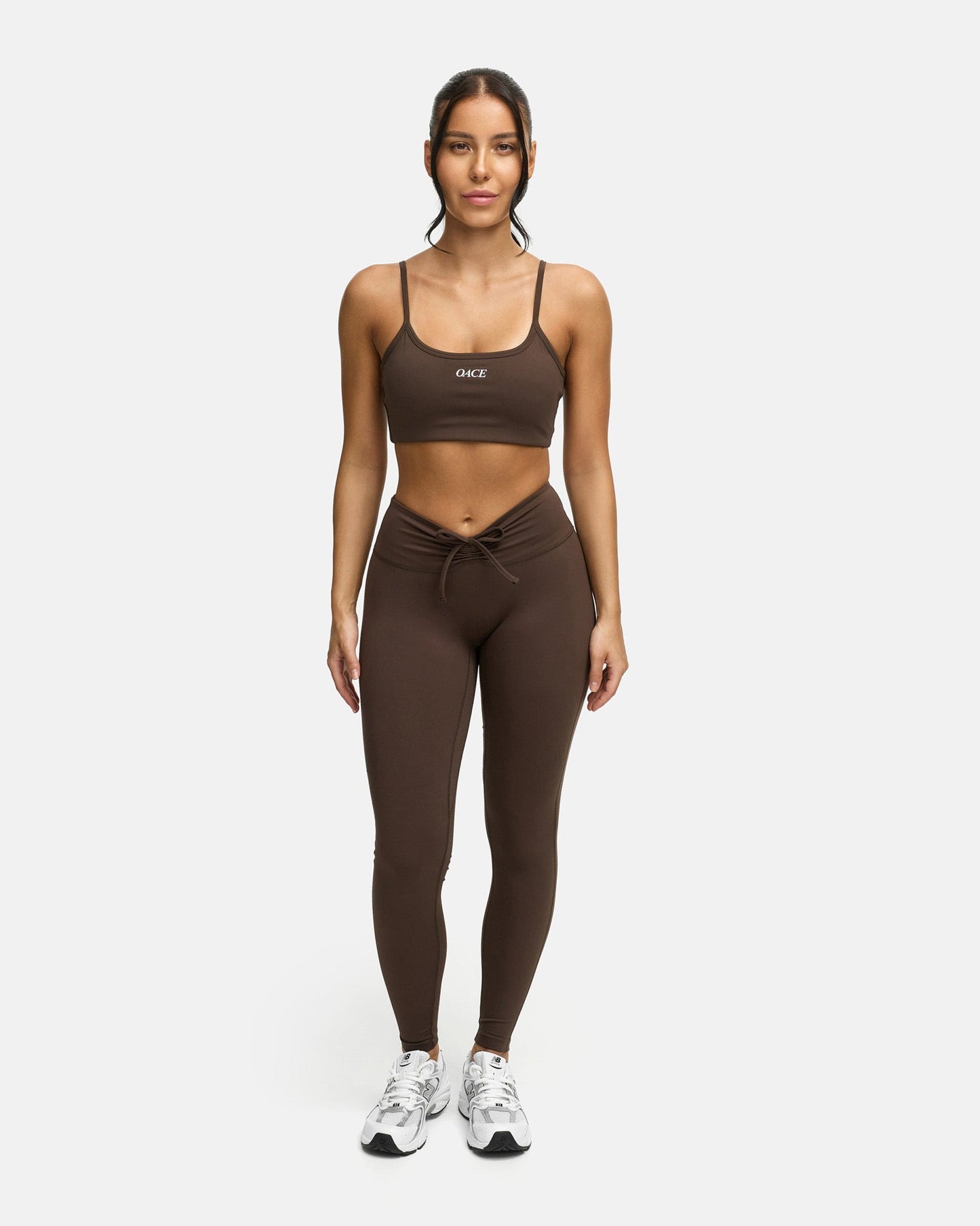 Aura Nylon Laced Leggings