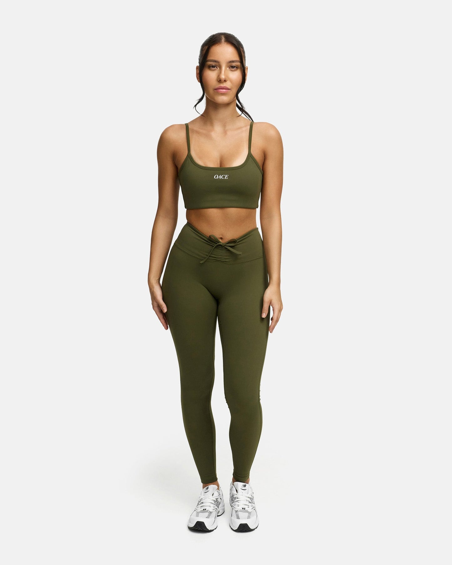 Aura Nylon Laced Leggings