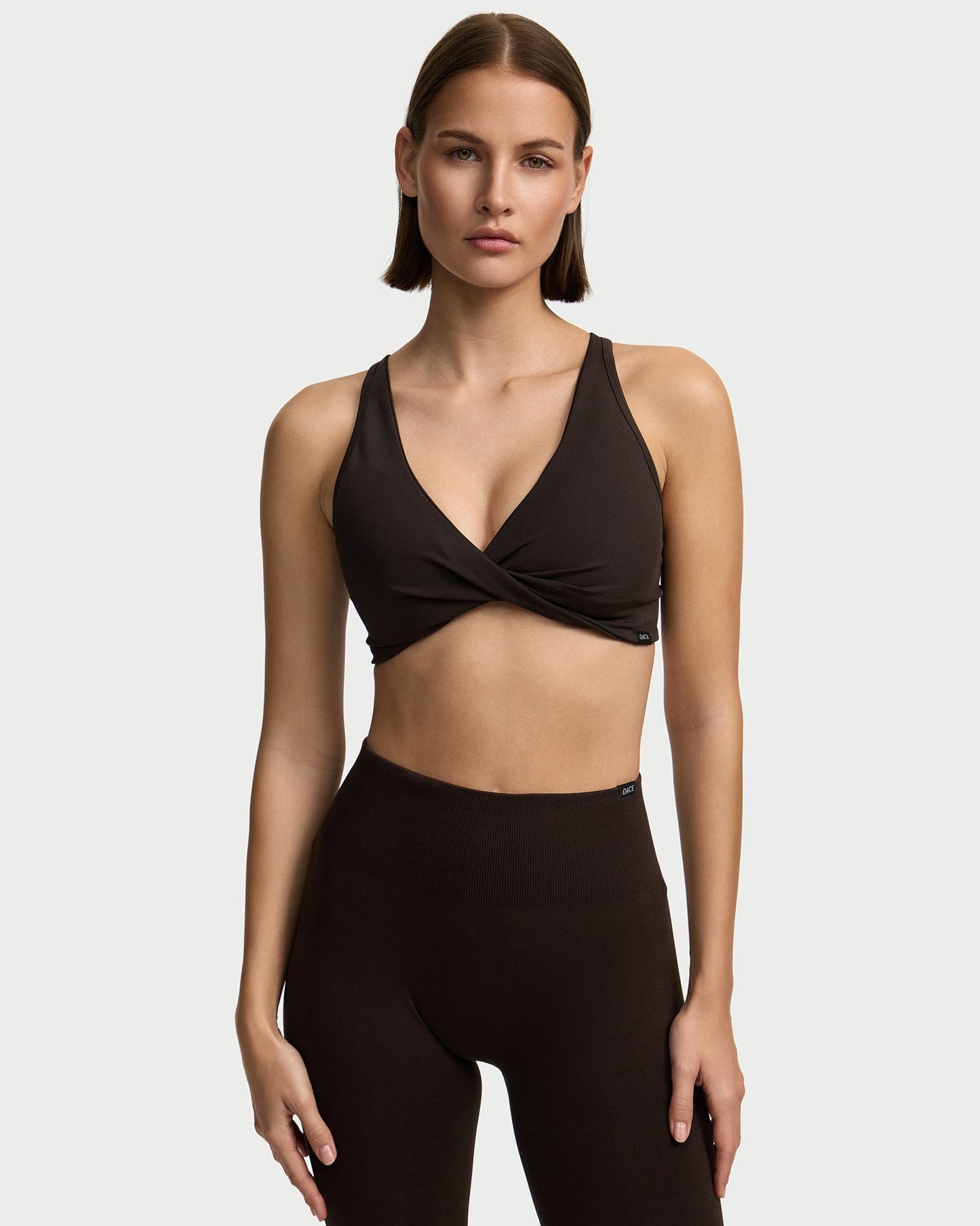 Appearance Twisted Nylon Bra