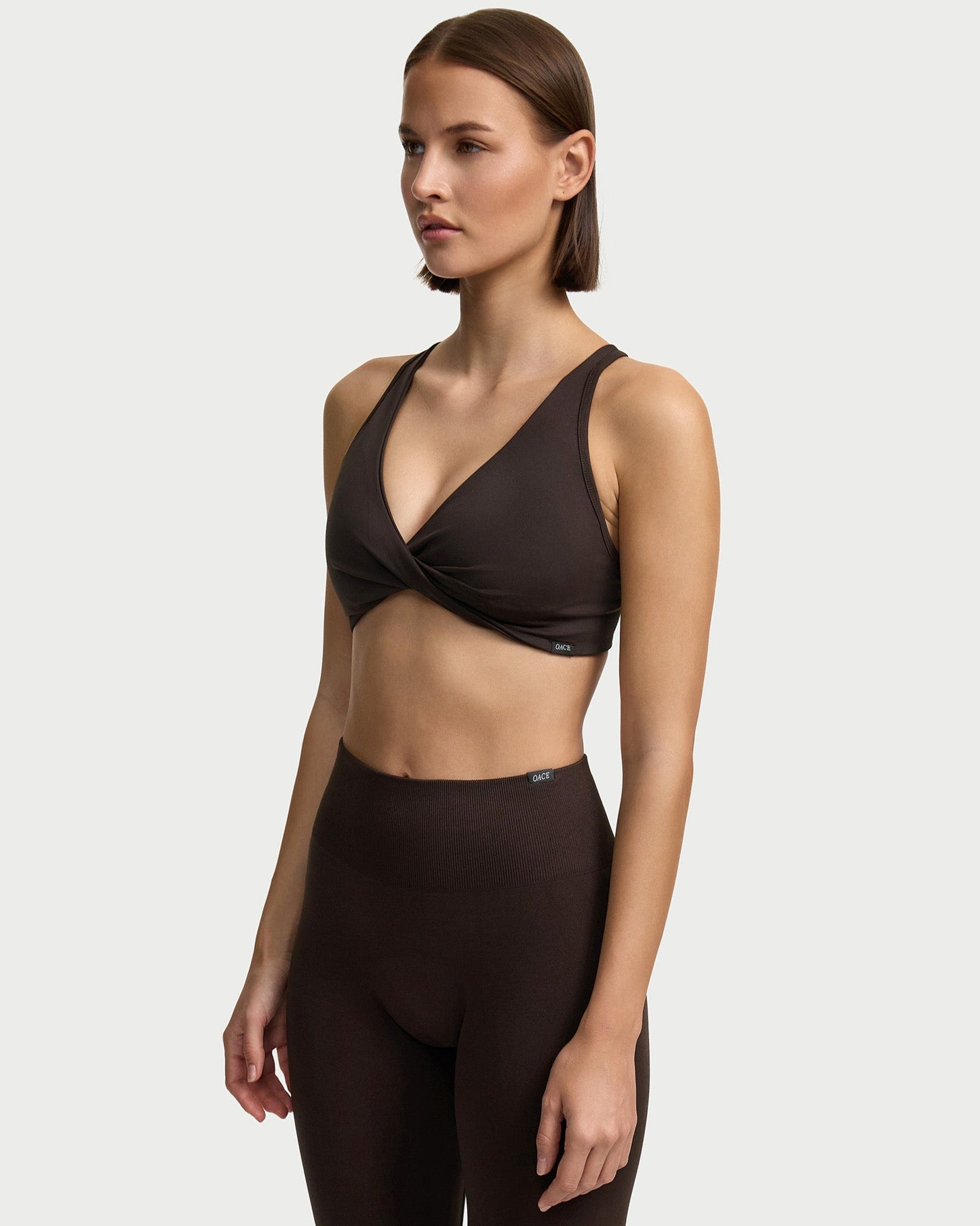 Appearance Twisted Nylon Bra