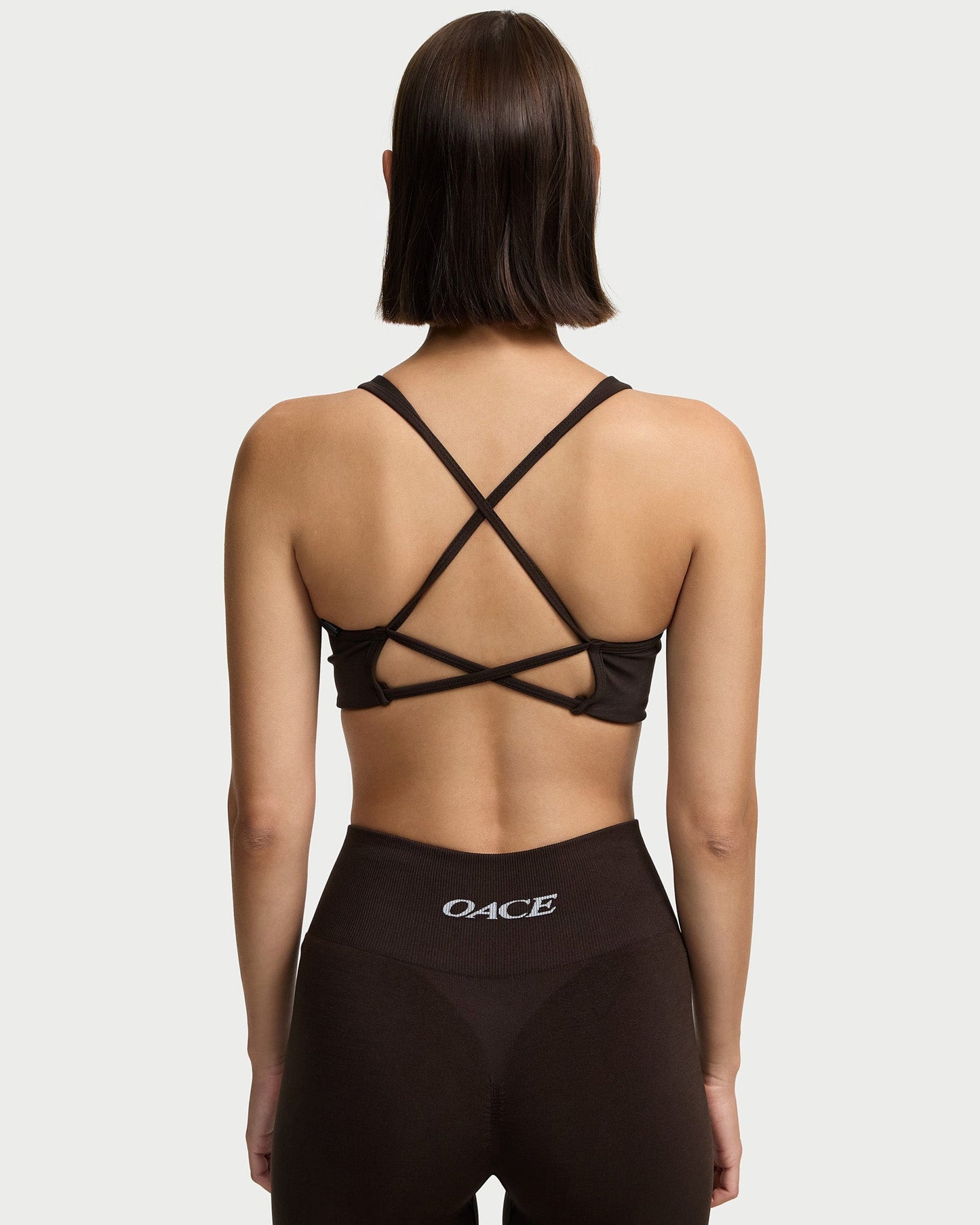 Appearance Twisted Nylon Bra