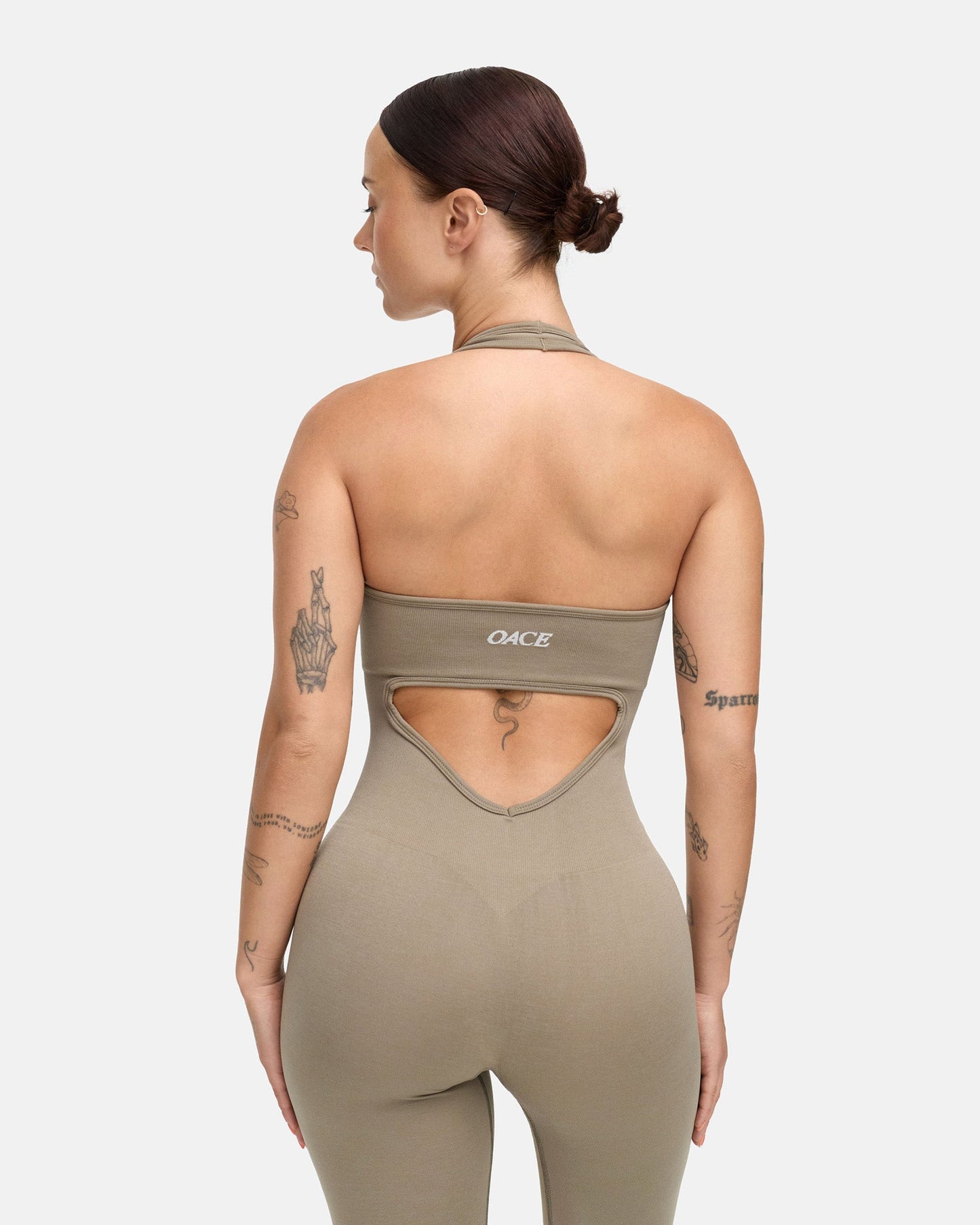 Toned Neckholder Onesie (long)