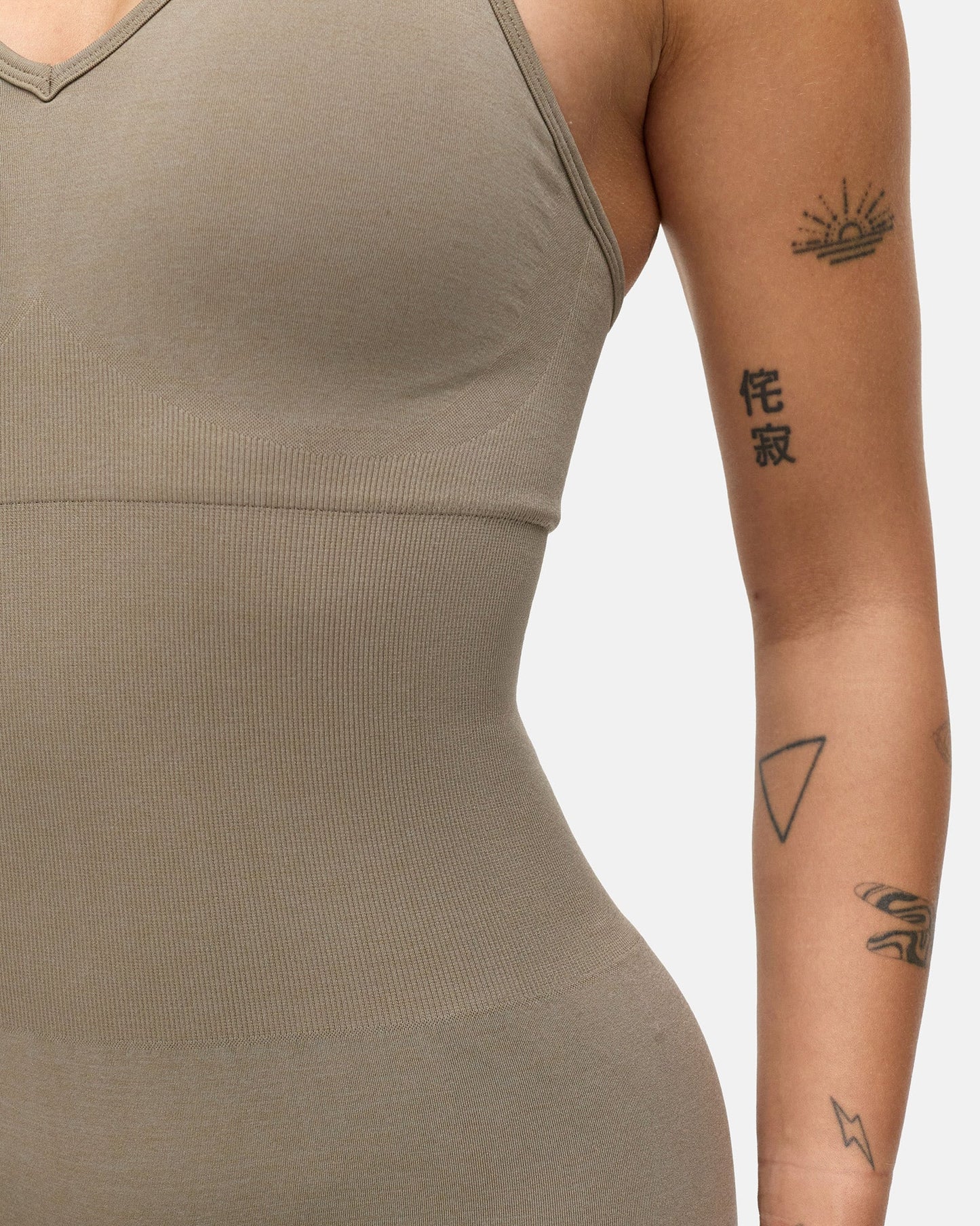 Toned Neckholder Onesie (long)