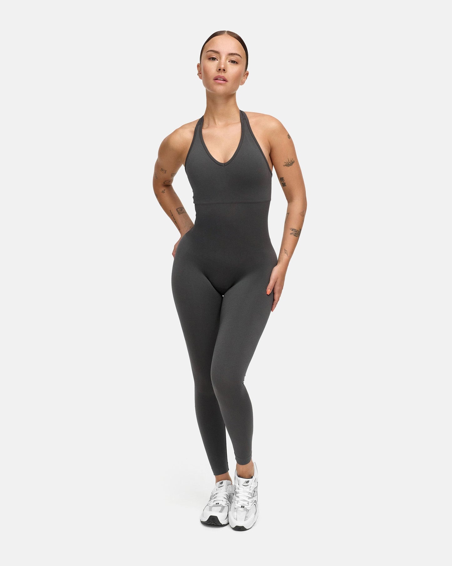Toned Neckholder Onesie (long)