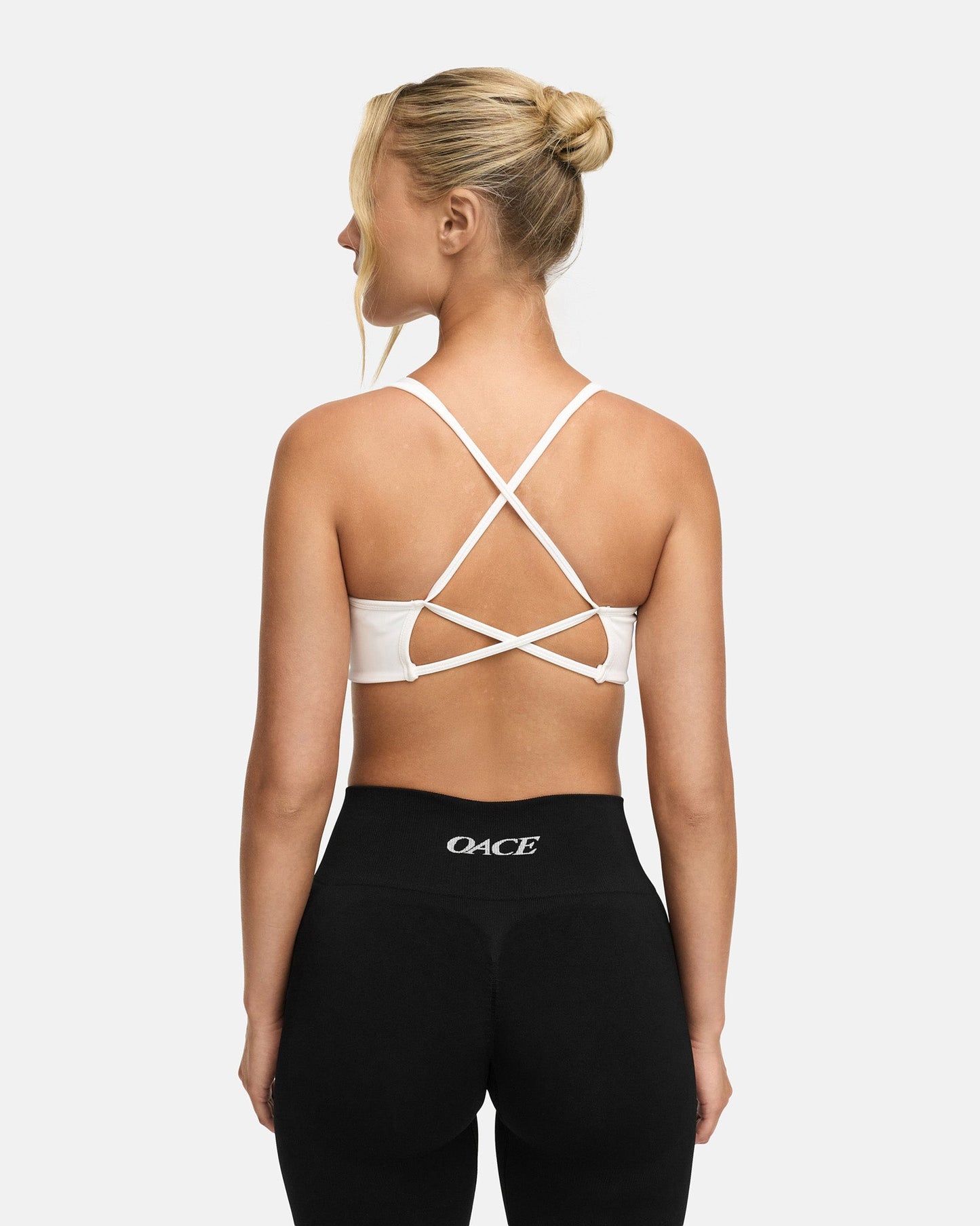 Appearance Twisted Nylon Bra