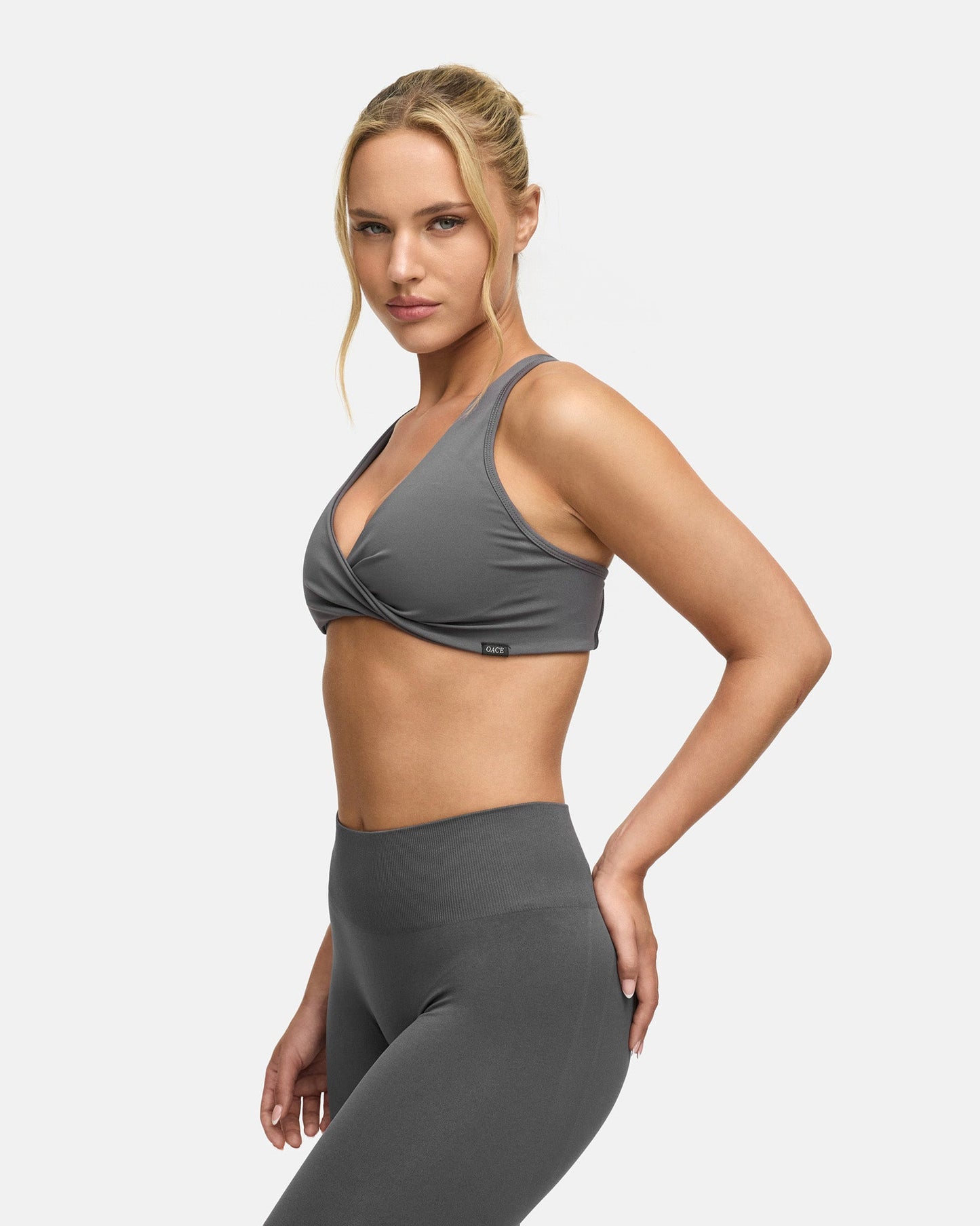 Appearance Twisted Nylon Bra