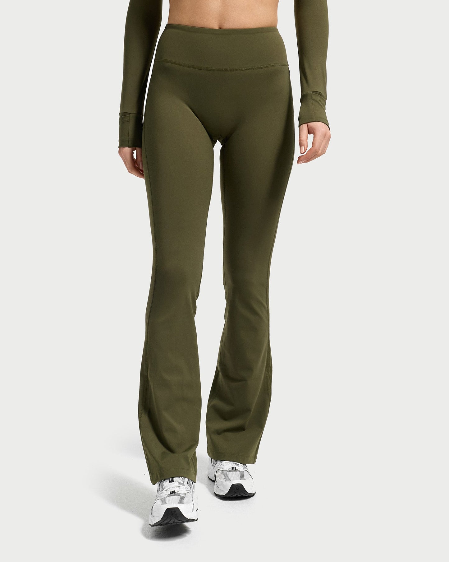 Aura Nylon Flared Leggings