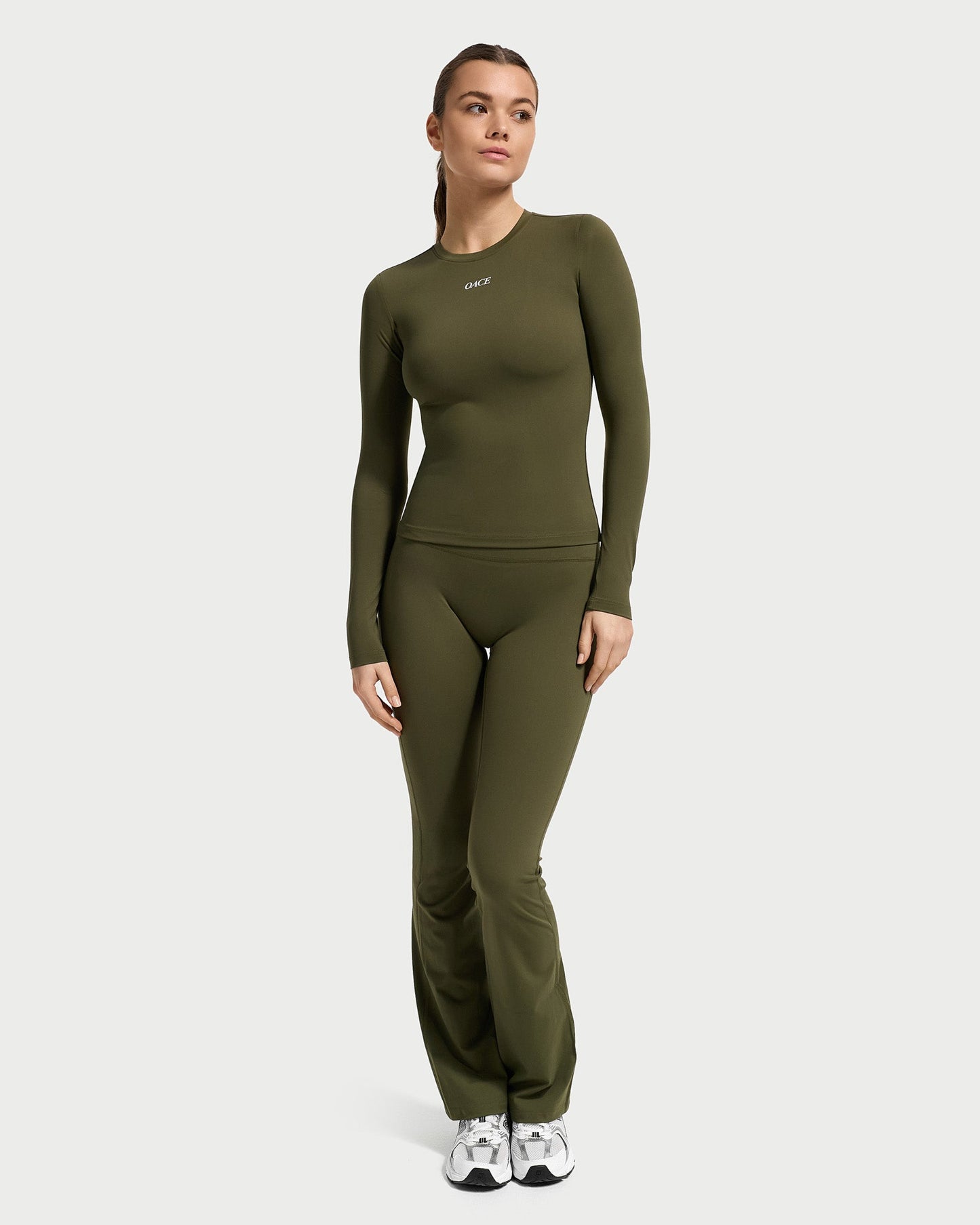 Aura Nylon Flared Leggings