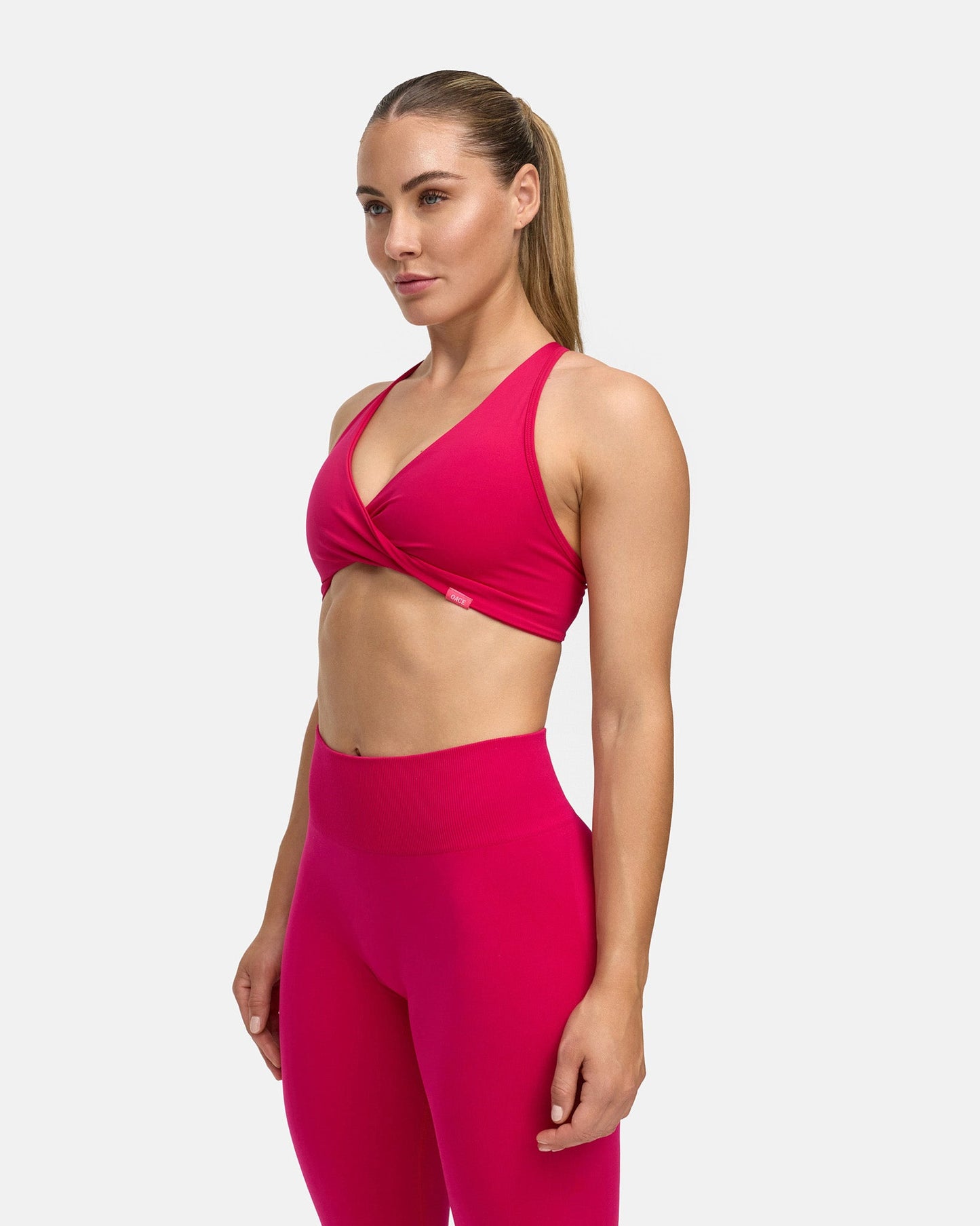 Appearance Twisted Nylon Bra