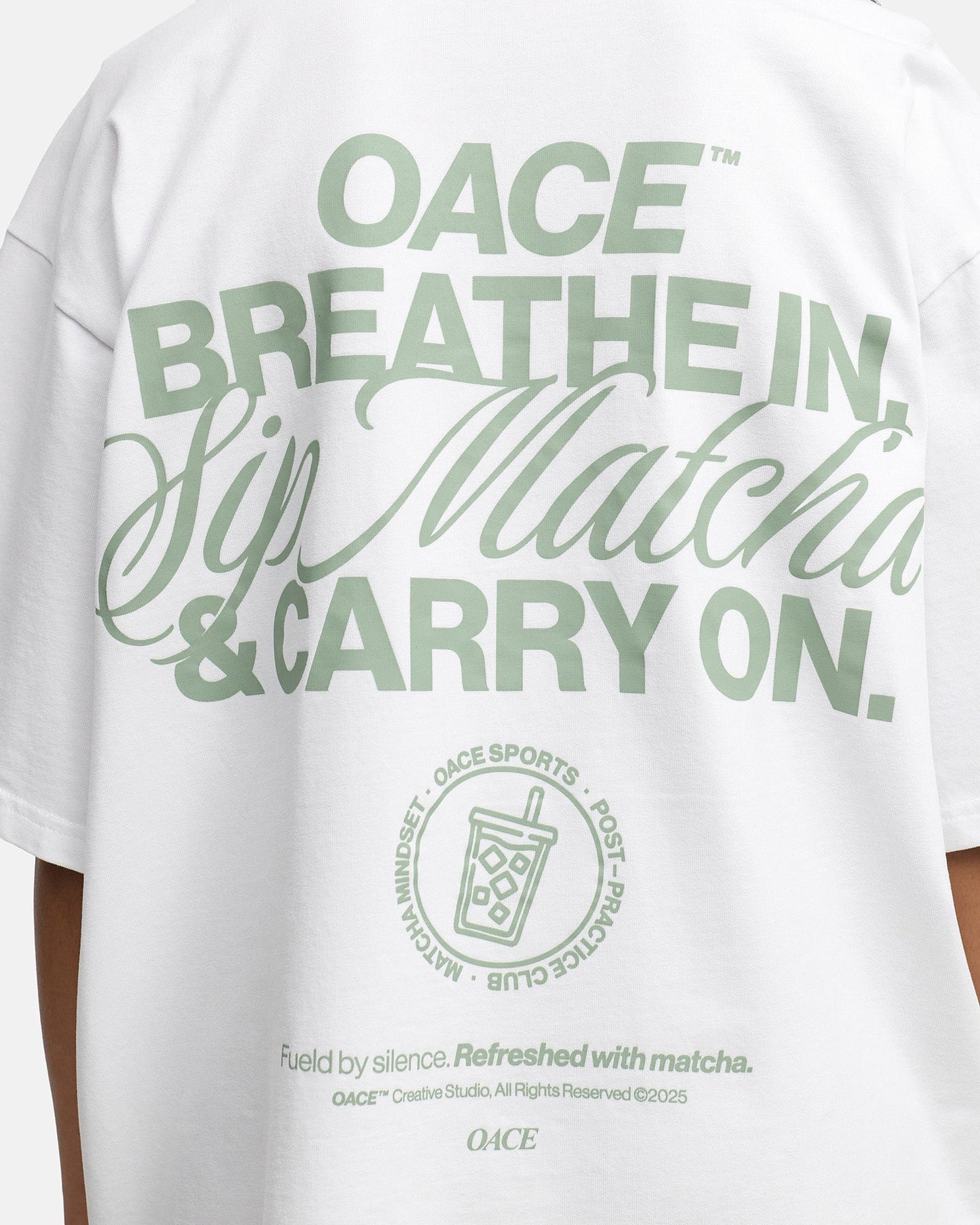 Sip Matcha Oversized T-Shirt