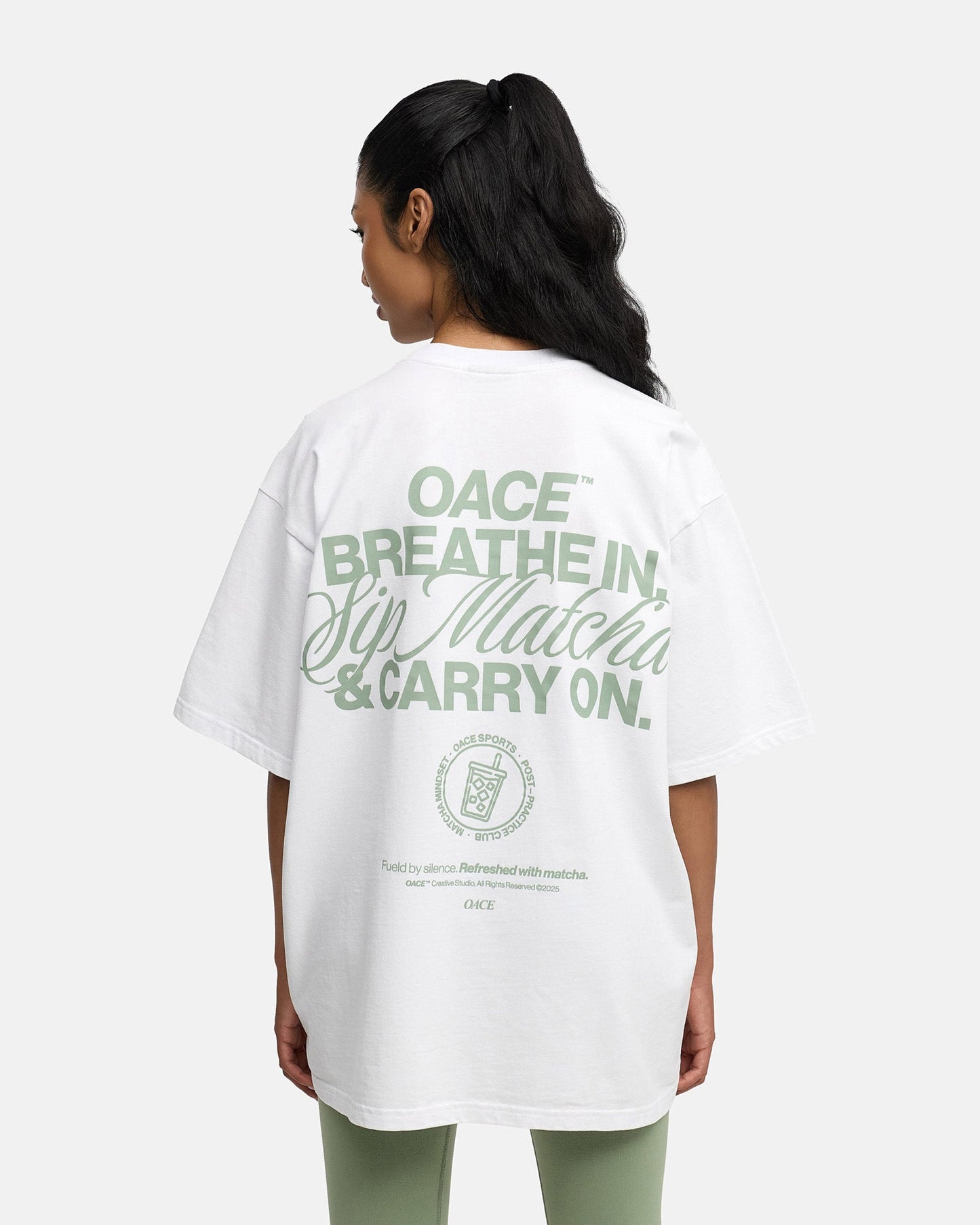 Sip Matcha Oversized T-Shirt