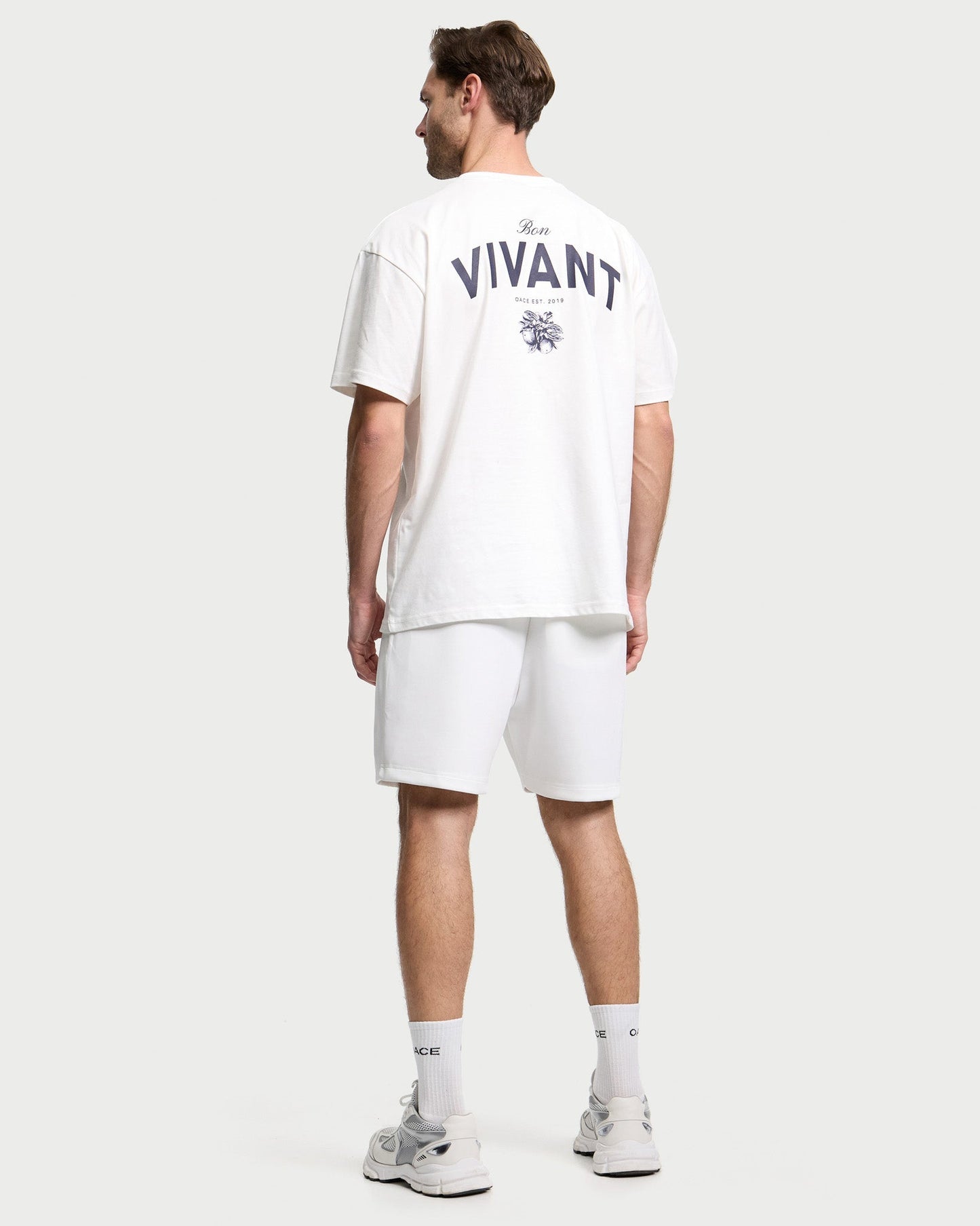 Bon Vivant Oversized T-Shirt - warm white